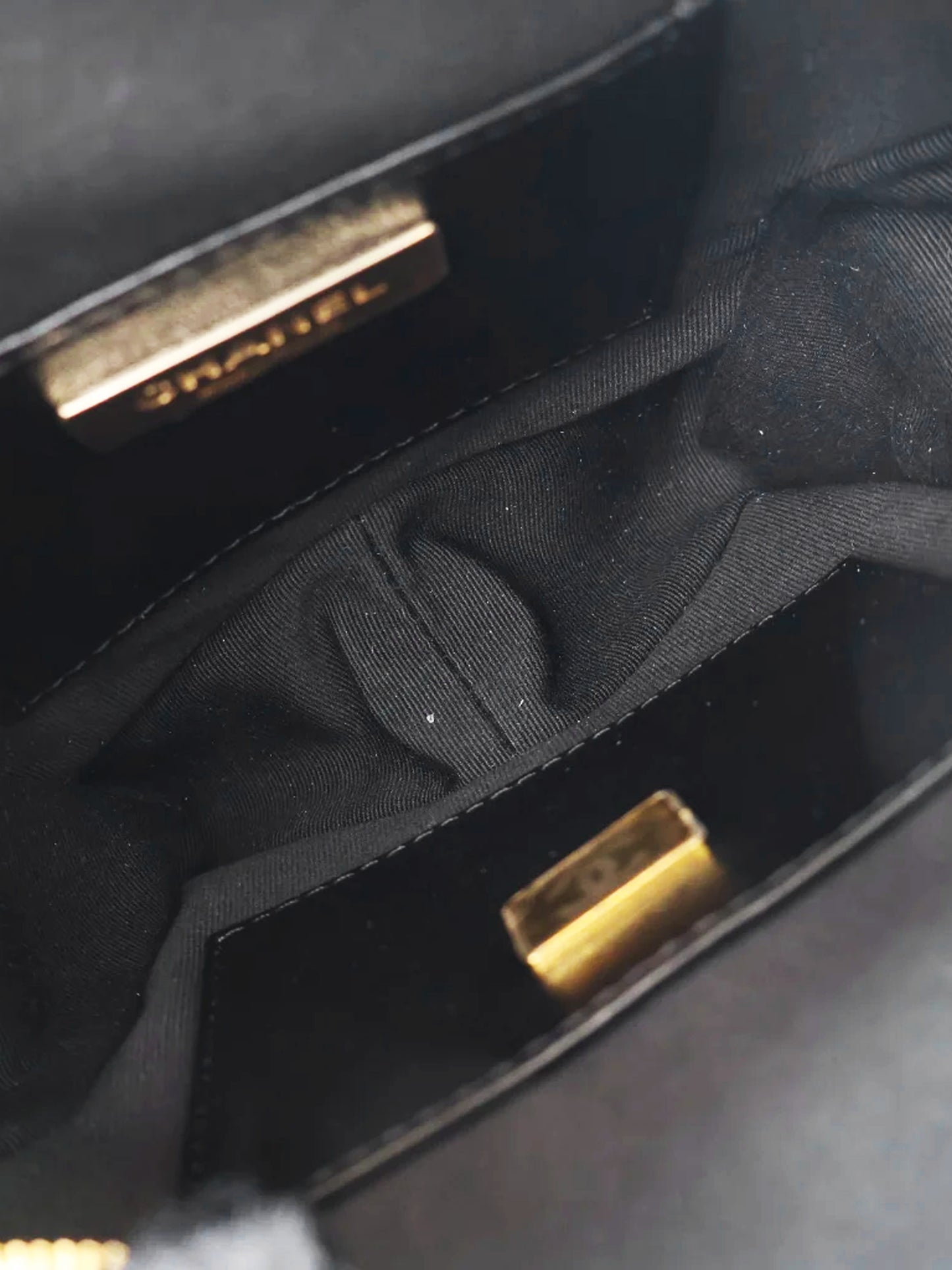 Chanel 2024 Black Lambskin Walk Of Fame Star Bag