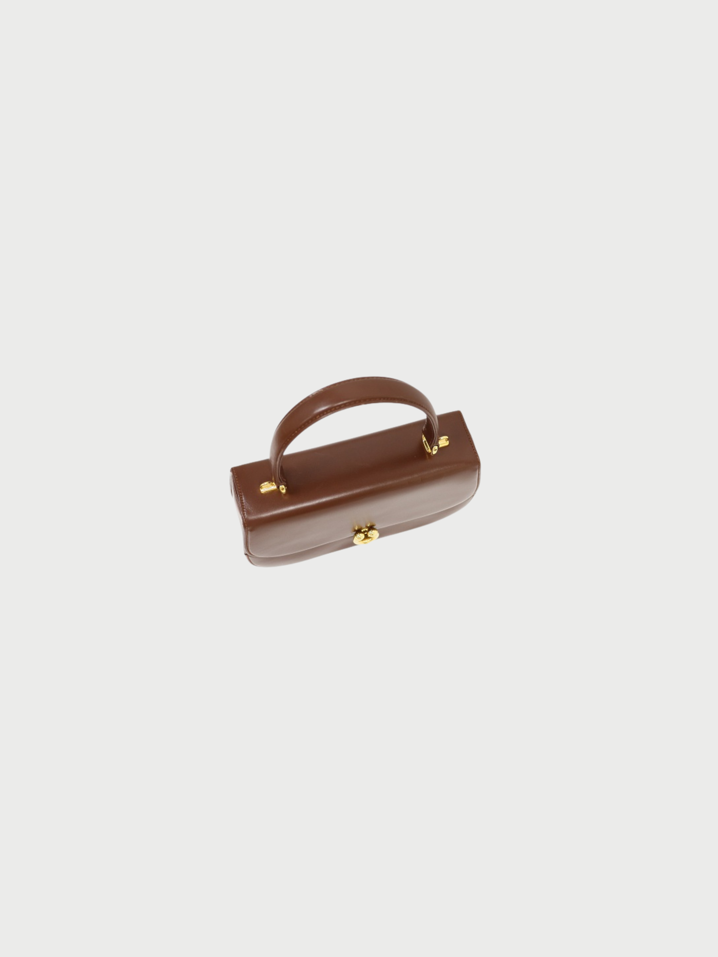 Gucci 2000s Brown Leather Horseshoe 2Way Bag