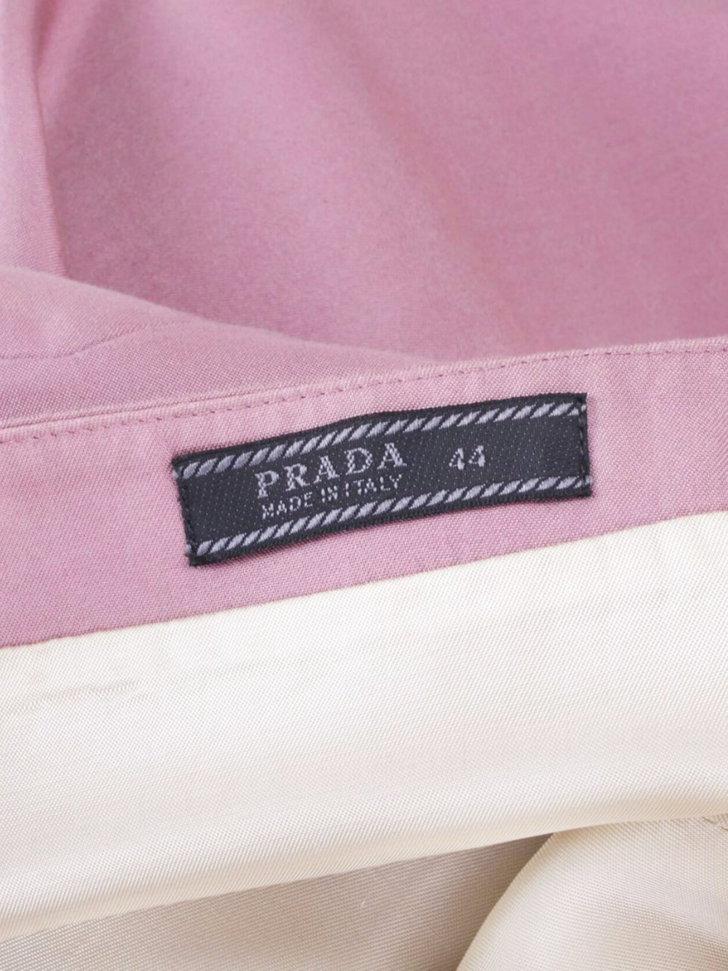 Prada 2000s Rare Pink Nylon Tank Top and Skirt Set