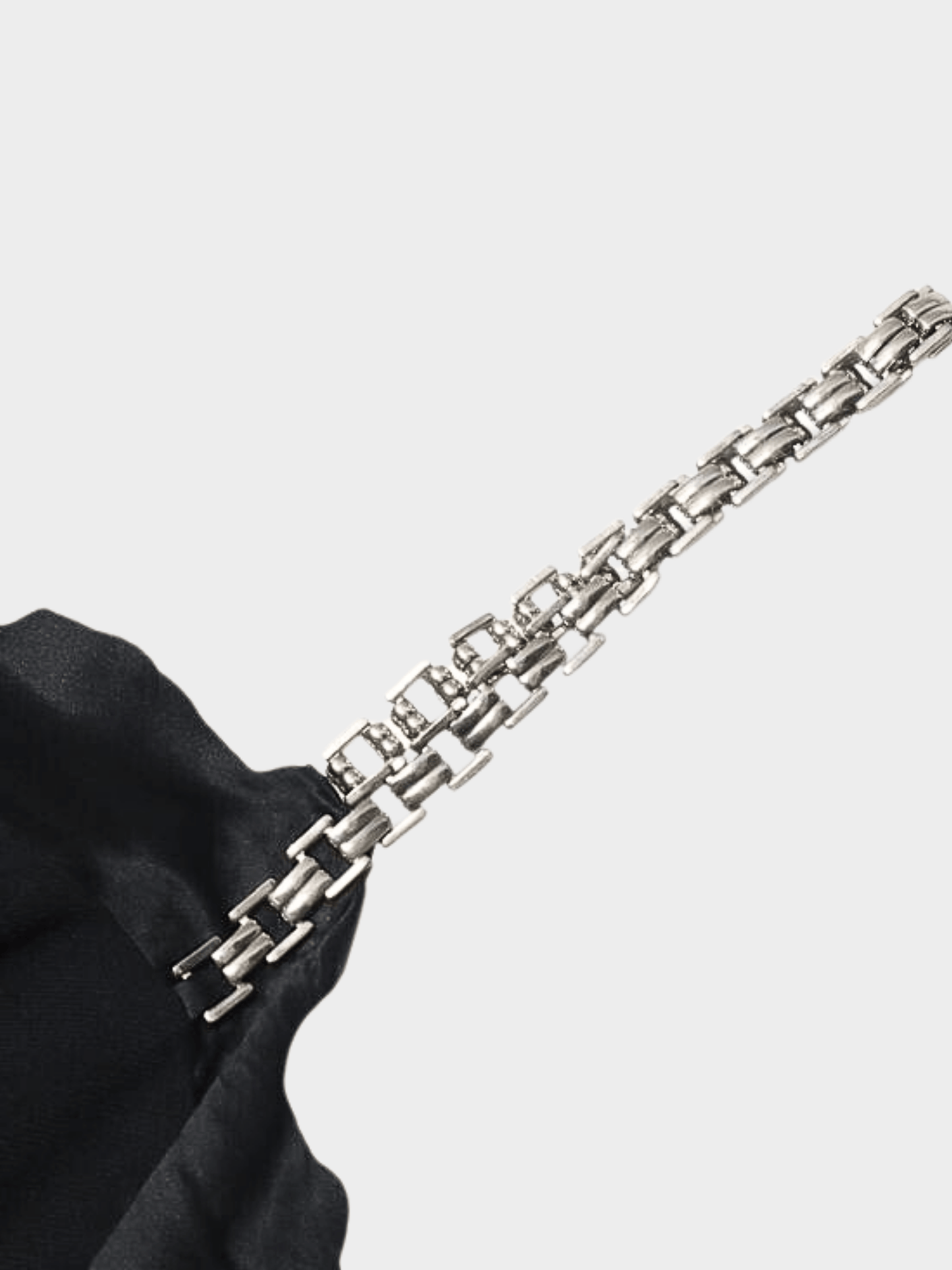 Dolce and Gabbana 2000s Black Ribbon Tie Chain Mini Dress