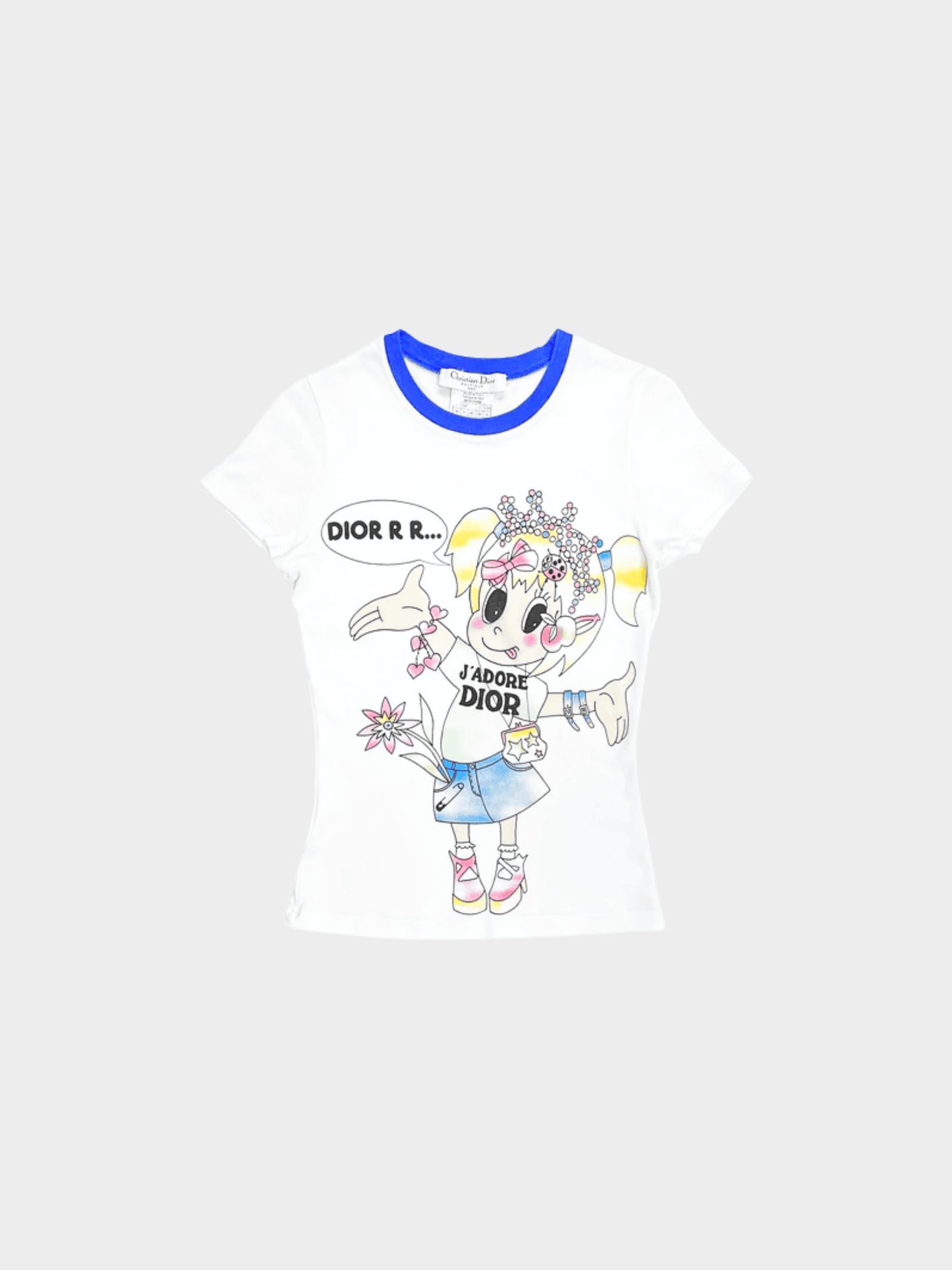Christian Dior 2005 J' Adore Dior Cartoon Graphic Shirt