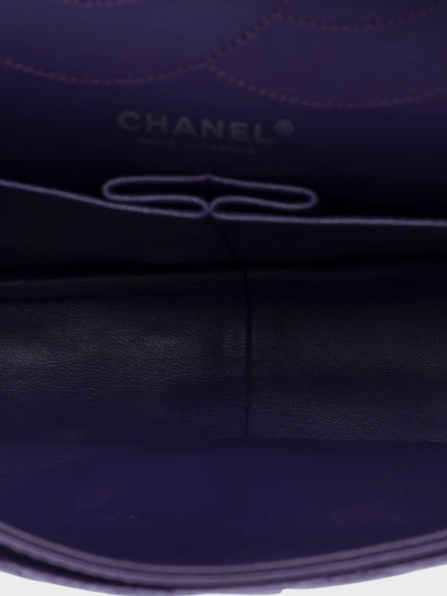 Chanel 2011 Purple Lambskin Quilted 2.55 Flap