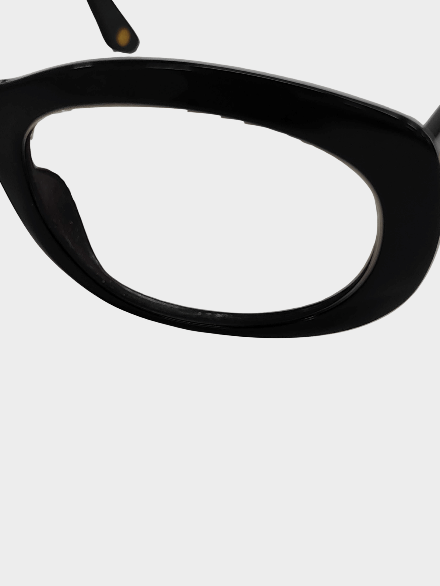 Chanel 2000s Black CC Sunglasses