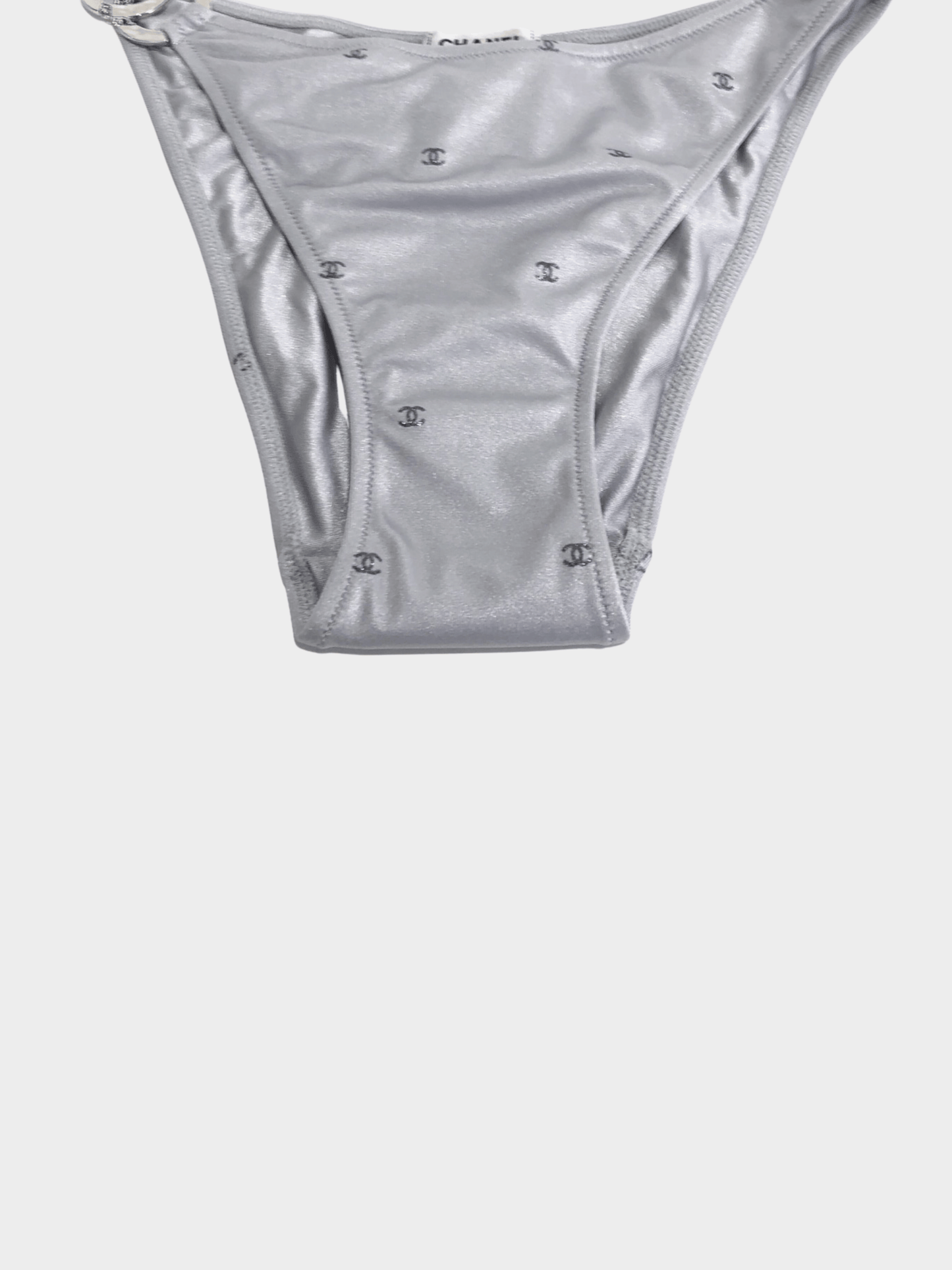 Chanel 2020s Silver CC Bikini Bottom