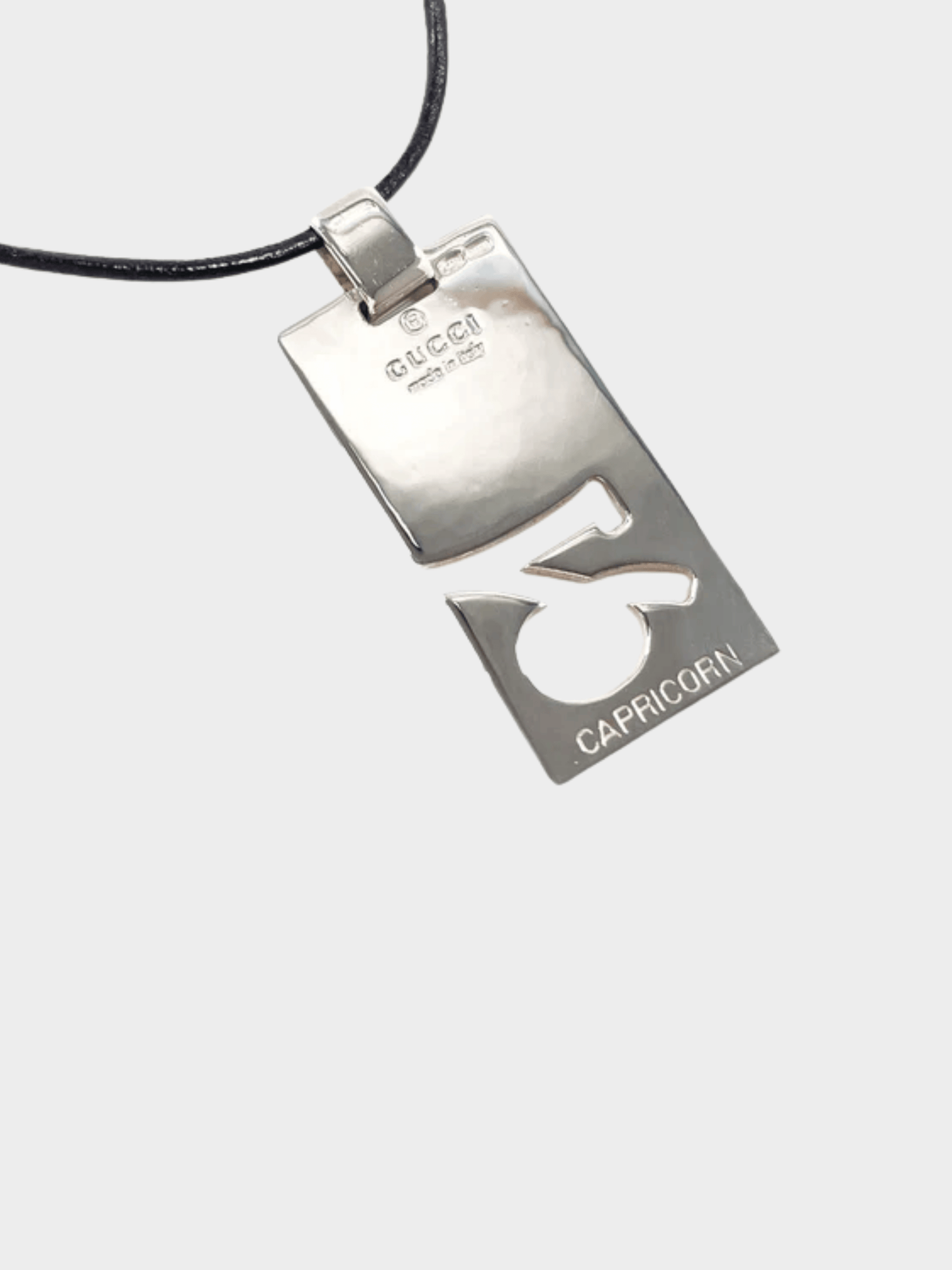 Gucci 2000s Capricorn Pendant Necklace