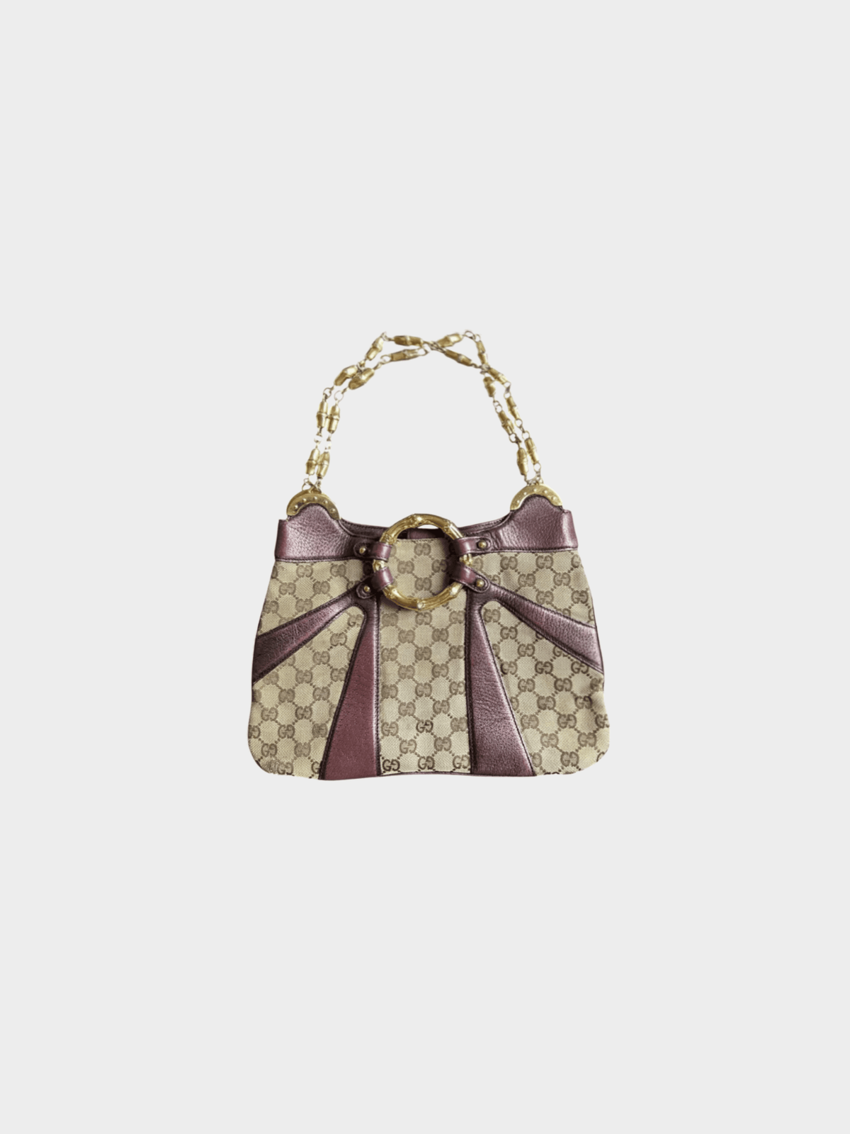 Gucci by Tom Ford FW 2004 Monogram Bamboo Chain Bag