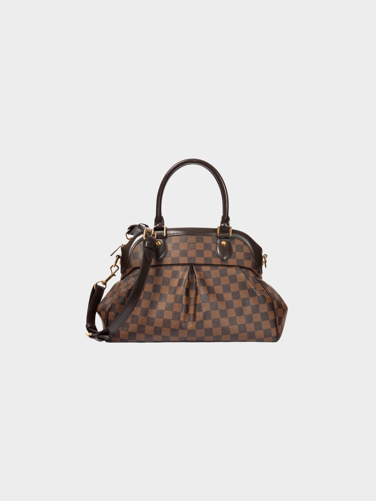 Louis Vuitton 2011 Trevi PM Damier Ebene Canvas Handbag