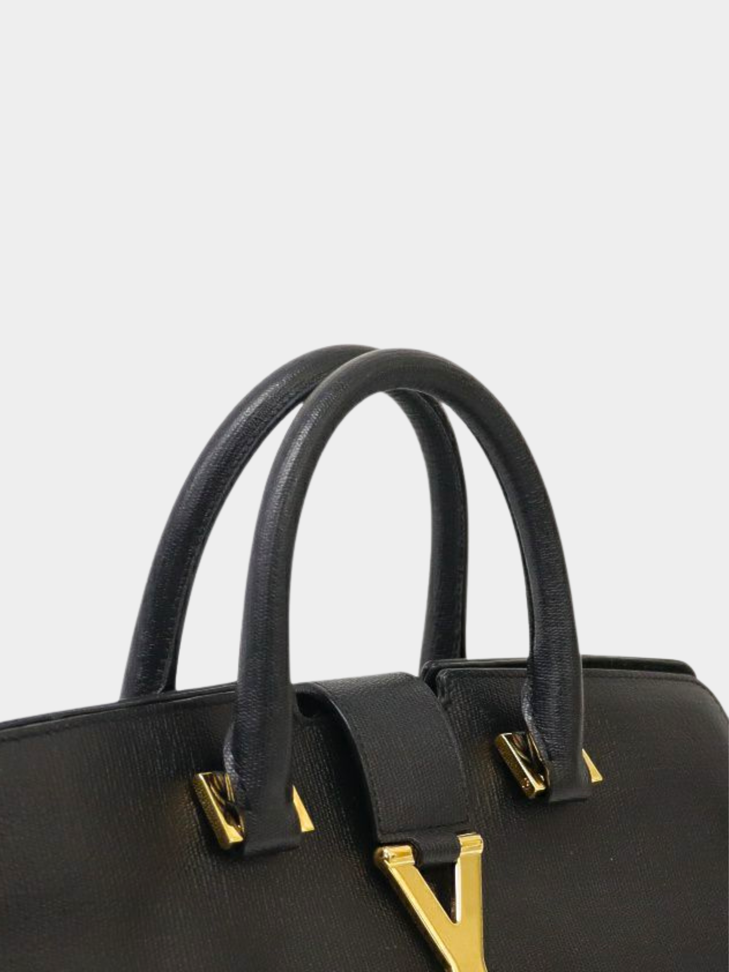 Yves Saint Laurent 2000s Black Y Line 2-Way Bag