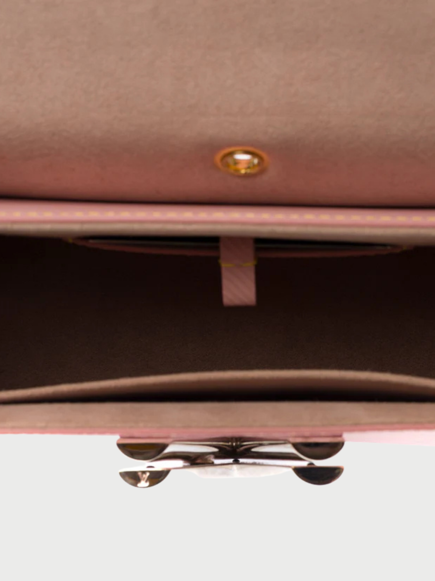 Louis Vuitton 2010s Rose Epi Leather Twist MM Shoulder Bag