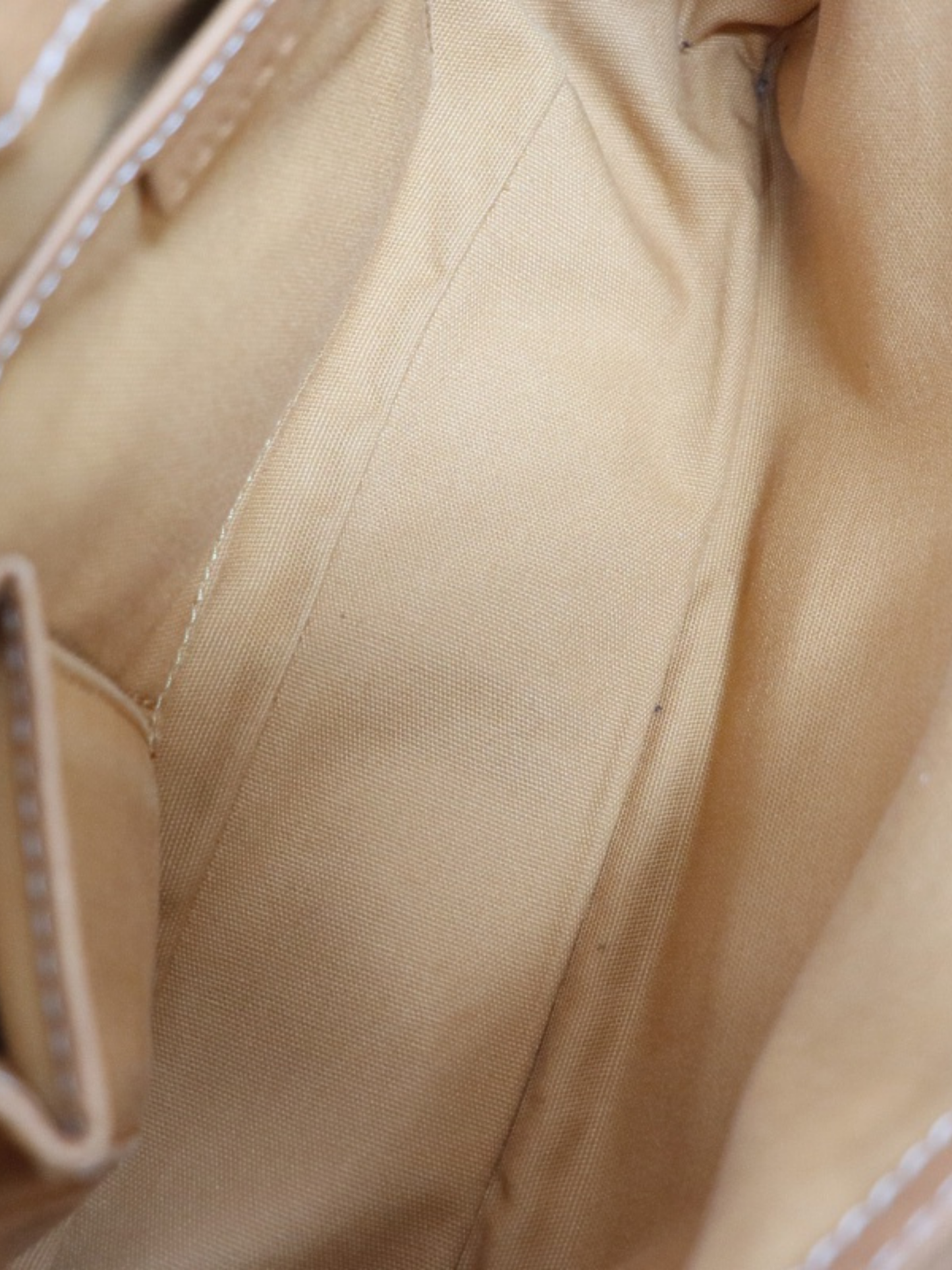 Celine 2002 Beige Leather Boogie Shoulder Bag