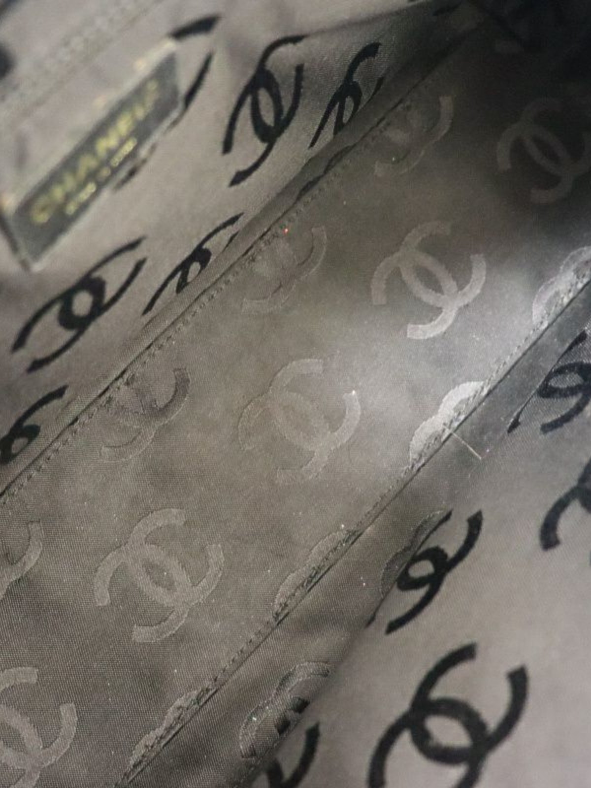 Chanel 2000s Black Leather Wild Stitch Tote Bag