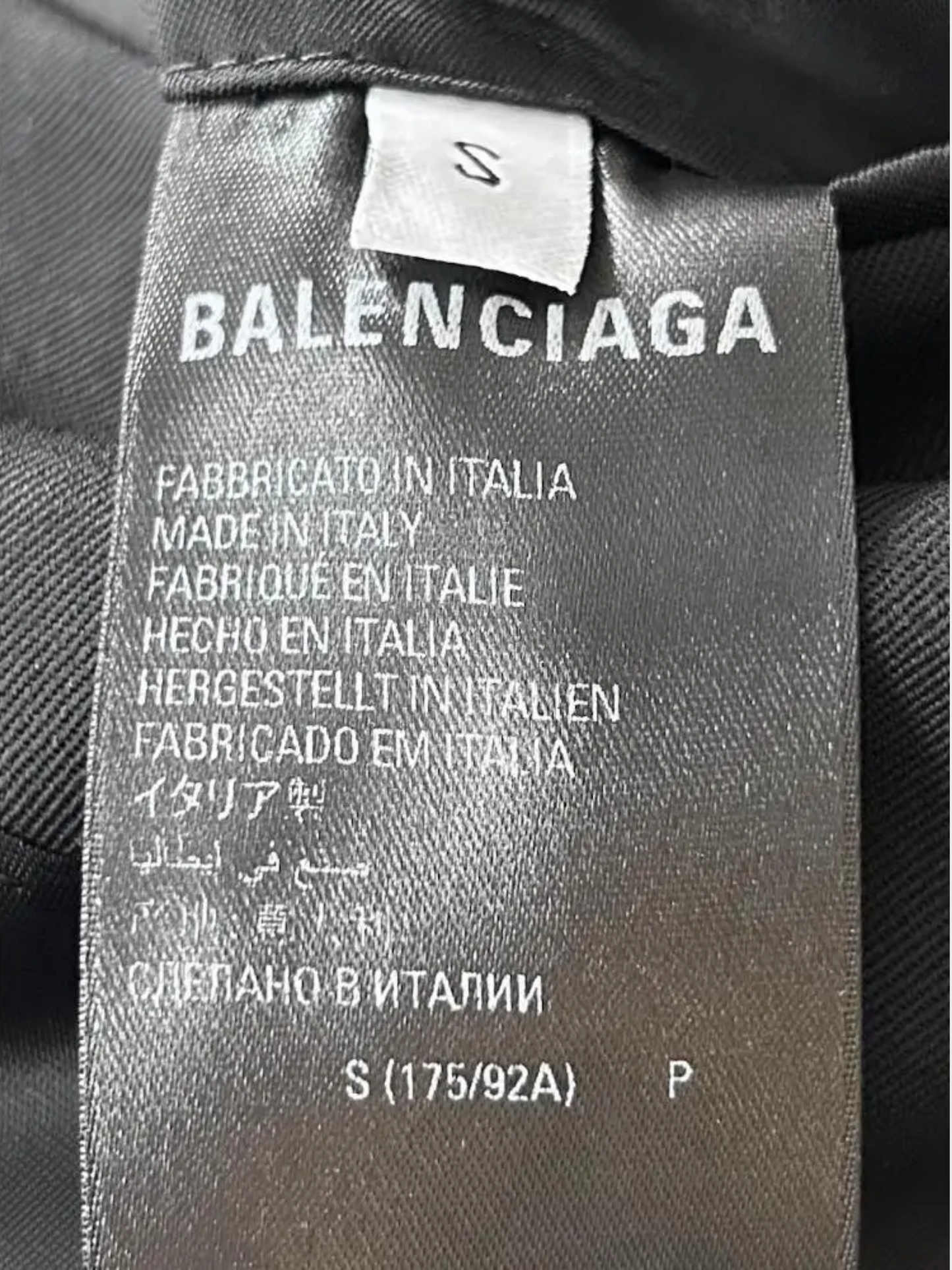 Balenciaga 2010s Black Unifit Wool Oversized Blazer