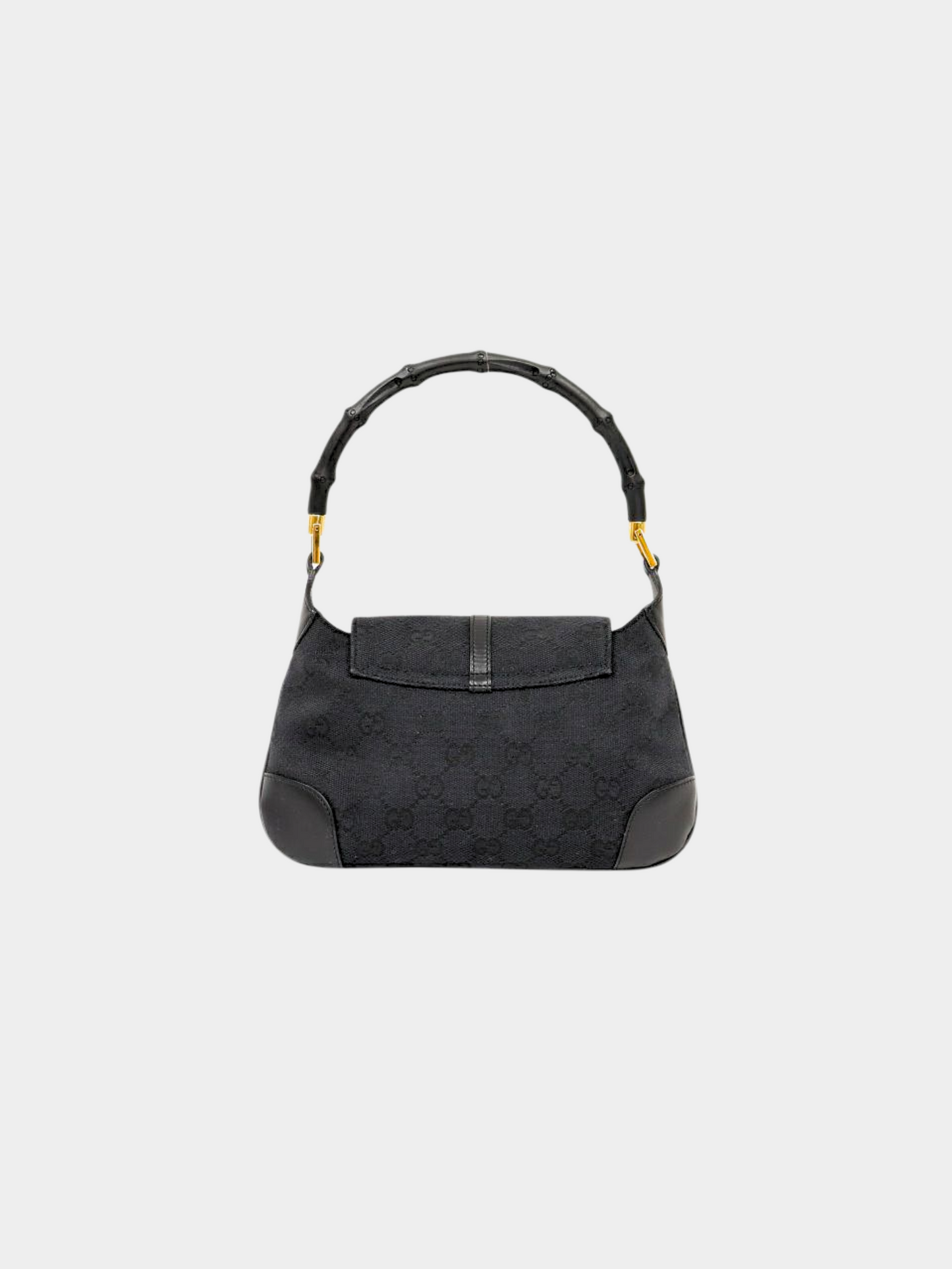 Gucci 2010s Black Bamboo Mini Handbag