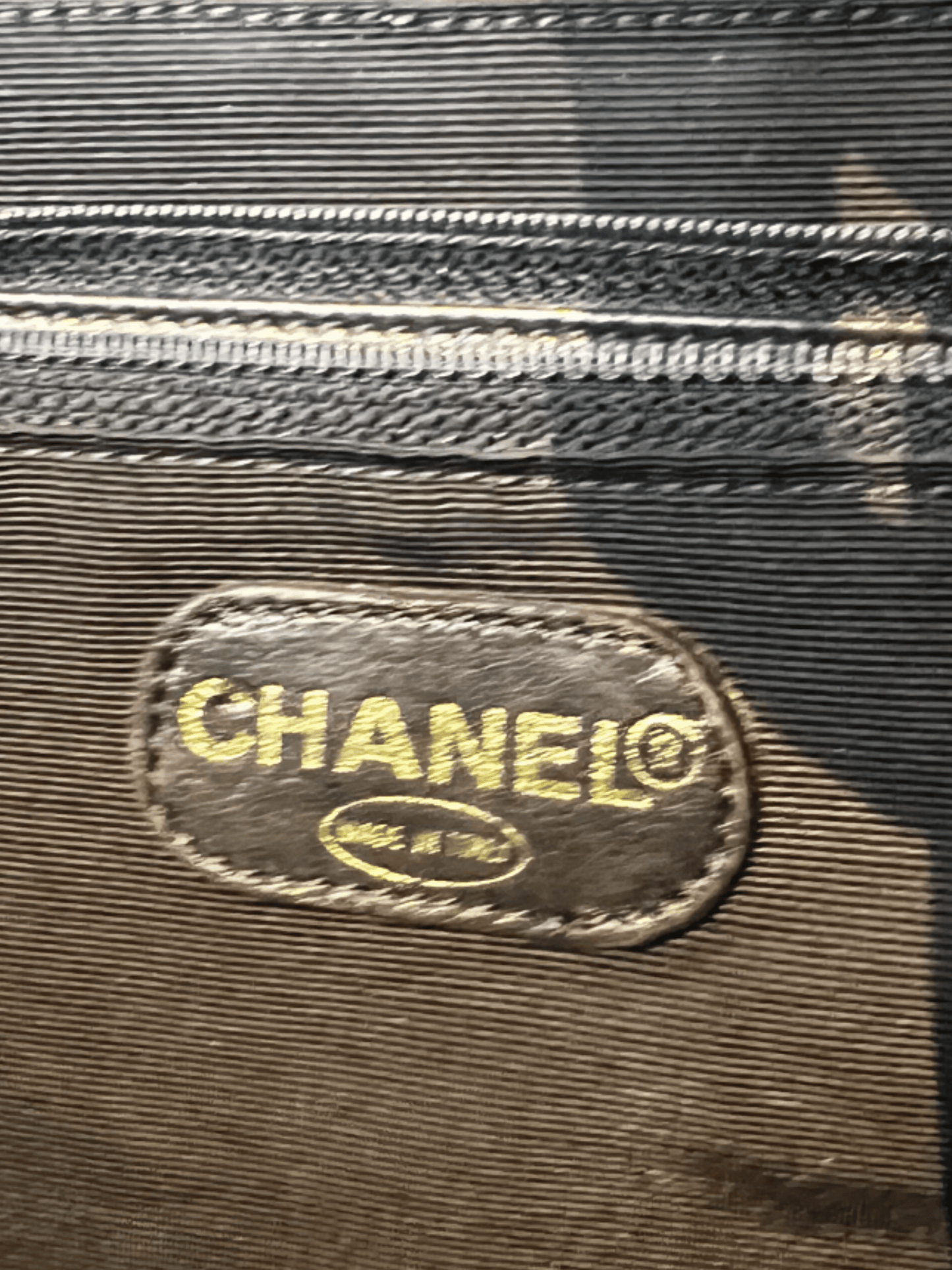 Chanel 2000-2002 Black Wicker Flap Bag