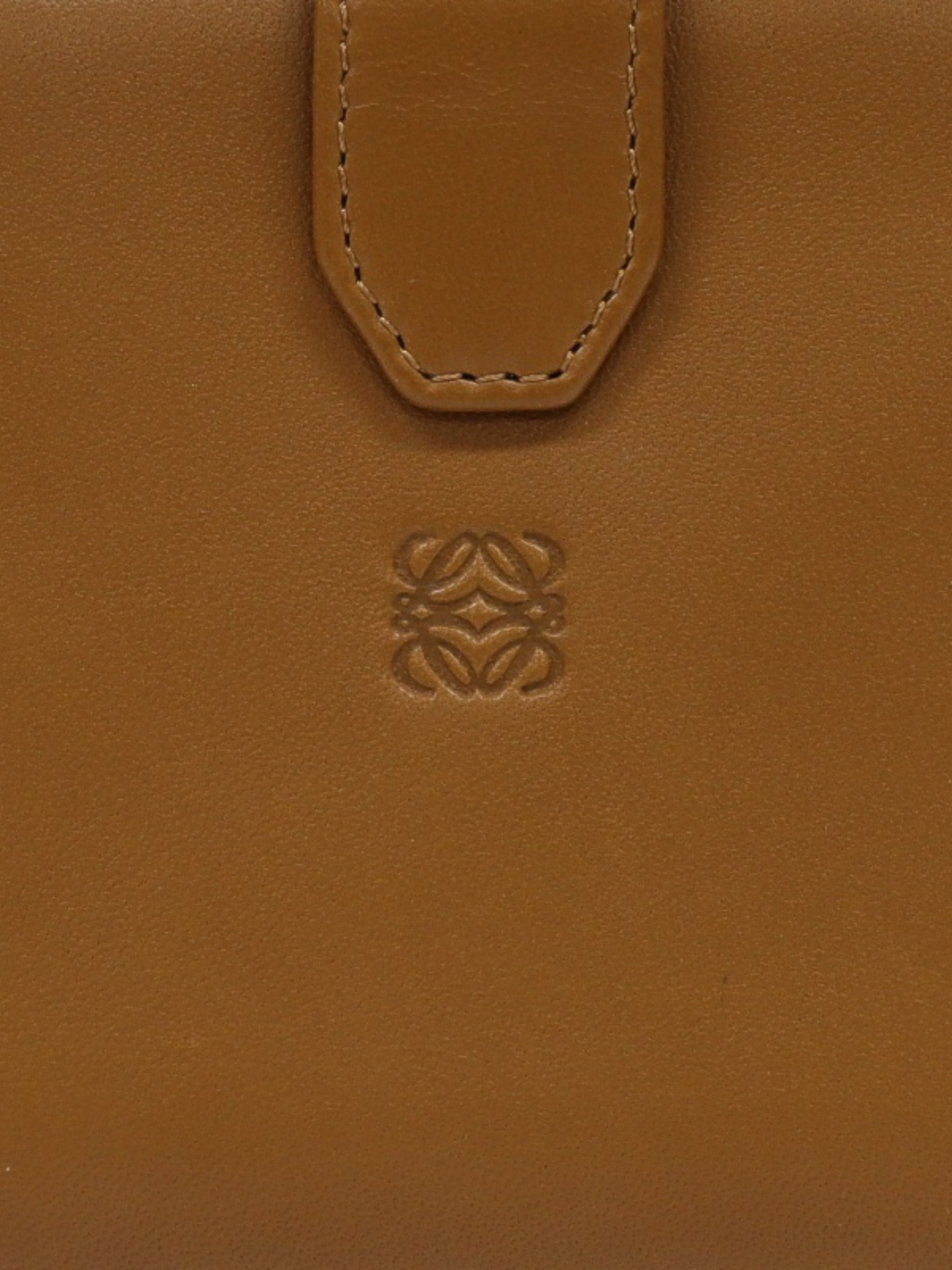 Loewe 2000s Brown Nappa Leather Anagram Wallet