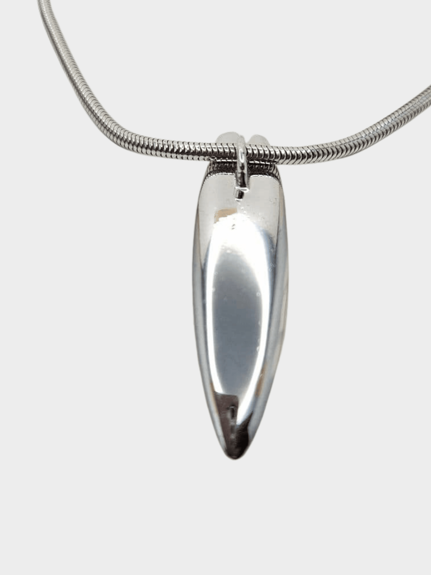 Chanel 2005 Surfboard Silver Necklace