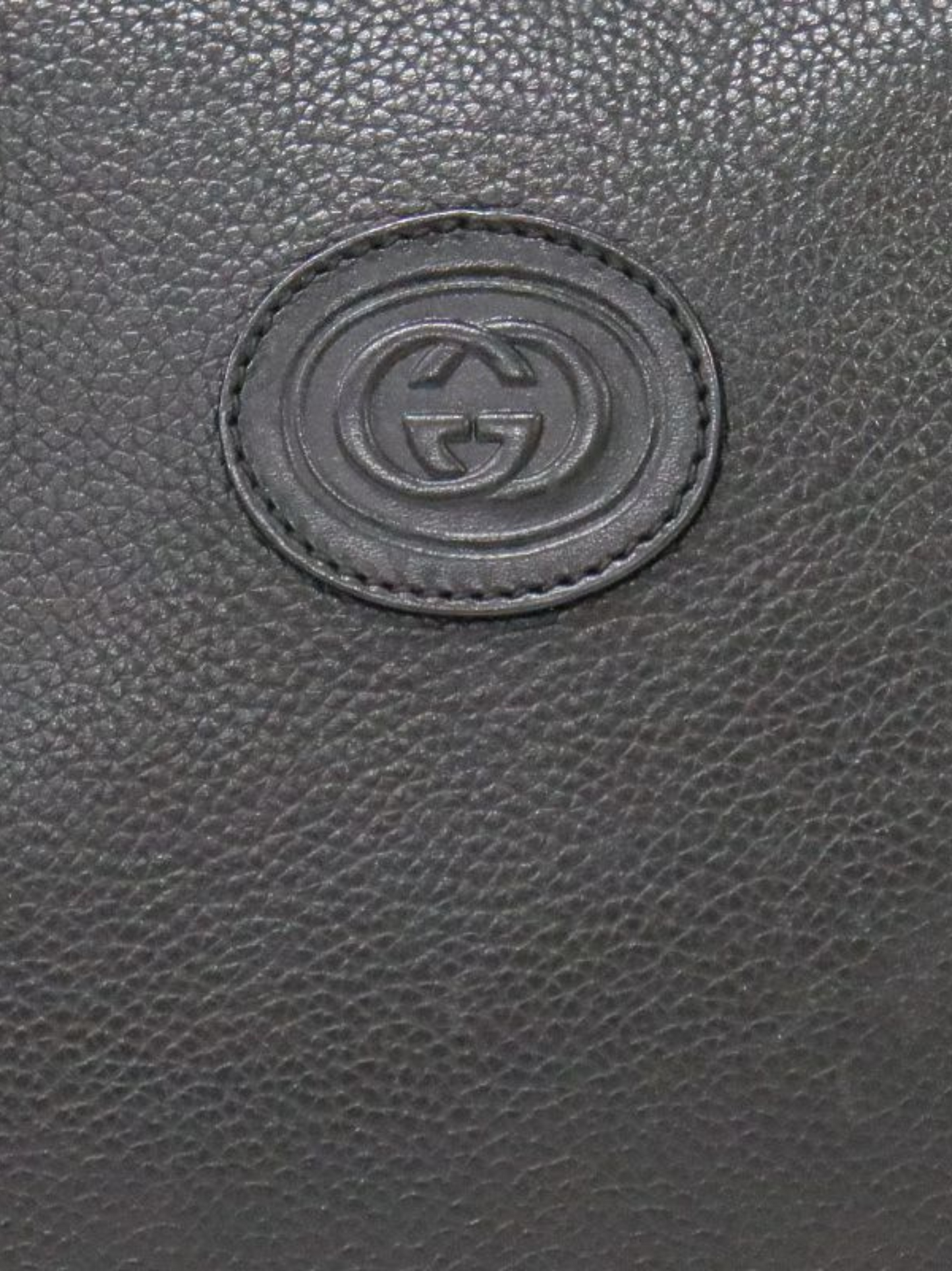 Gucci 1990s Black Interlocking Leather Handbag