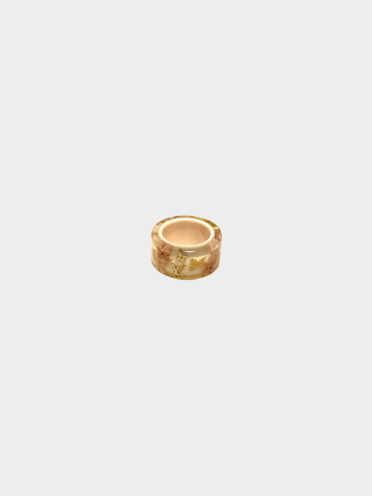 Louis Vuitton 2000s Light Pink Farandole Inclusion Ring