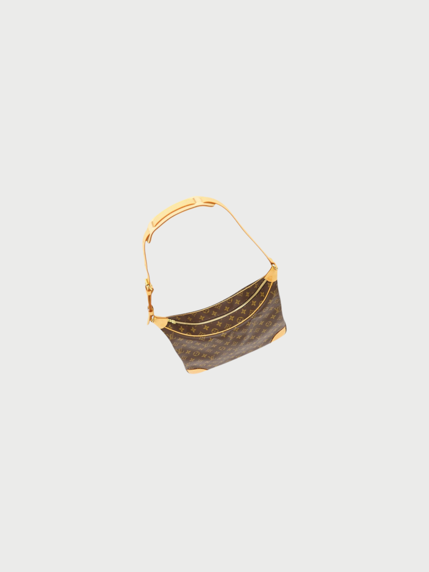 Louis Vuitton 2000 Brown Monogram PVC Leather Boulogne 30 Bag