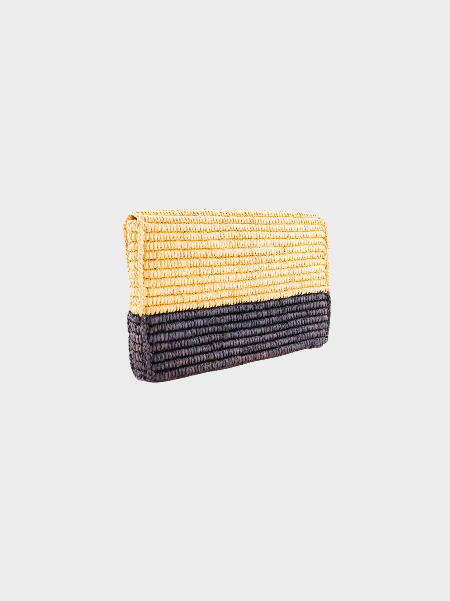 Balenciaga 2010s Beige Raffia Basket Clutch Bag