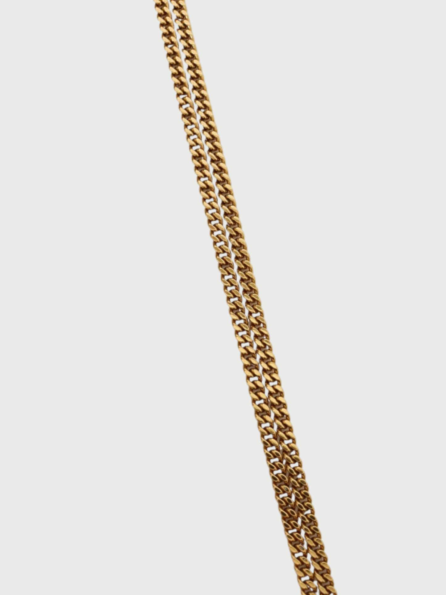 Stella McCartney 2010s Beige Black Canvas Leather Logo Chain Shoulder Bag