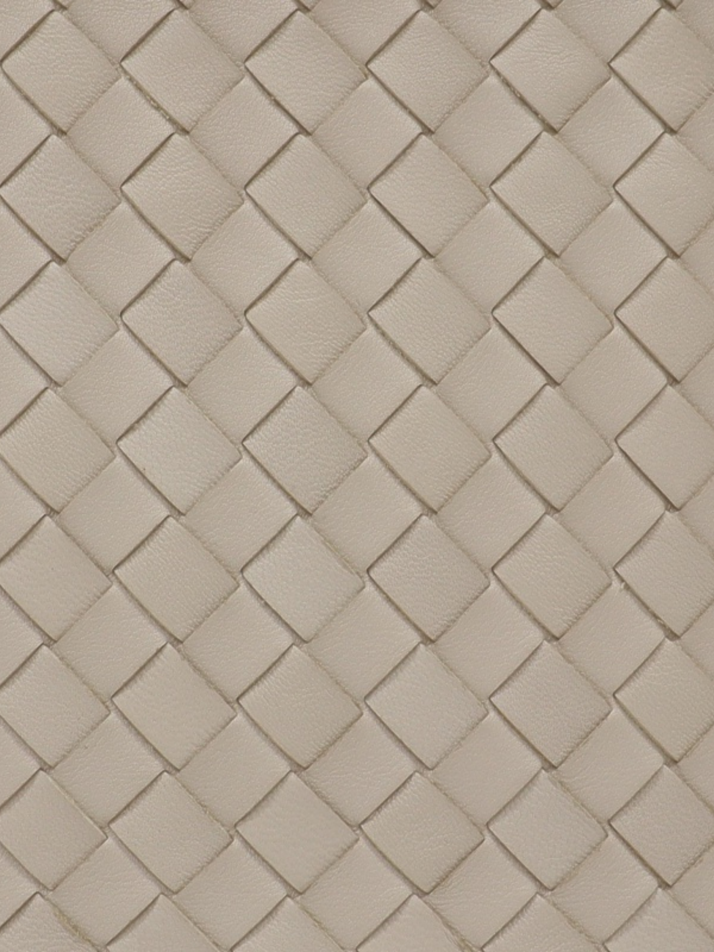 Bottega Veneta 2020s Ivory Leather Intrecciato Shoulder Bag