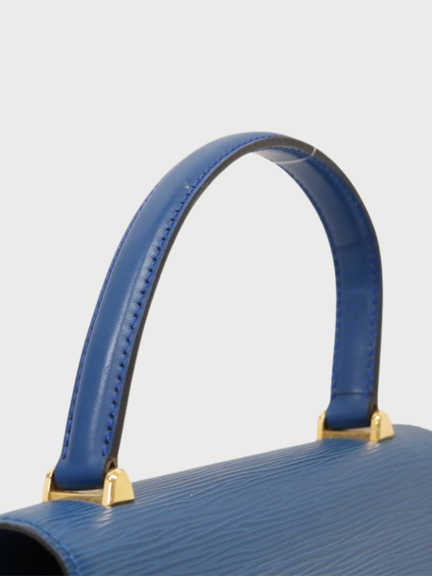 Louis Vuitton 1996 Toledo Blue Epi Leather Malesherbes Bag