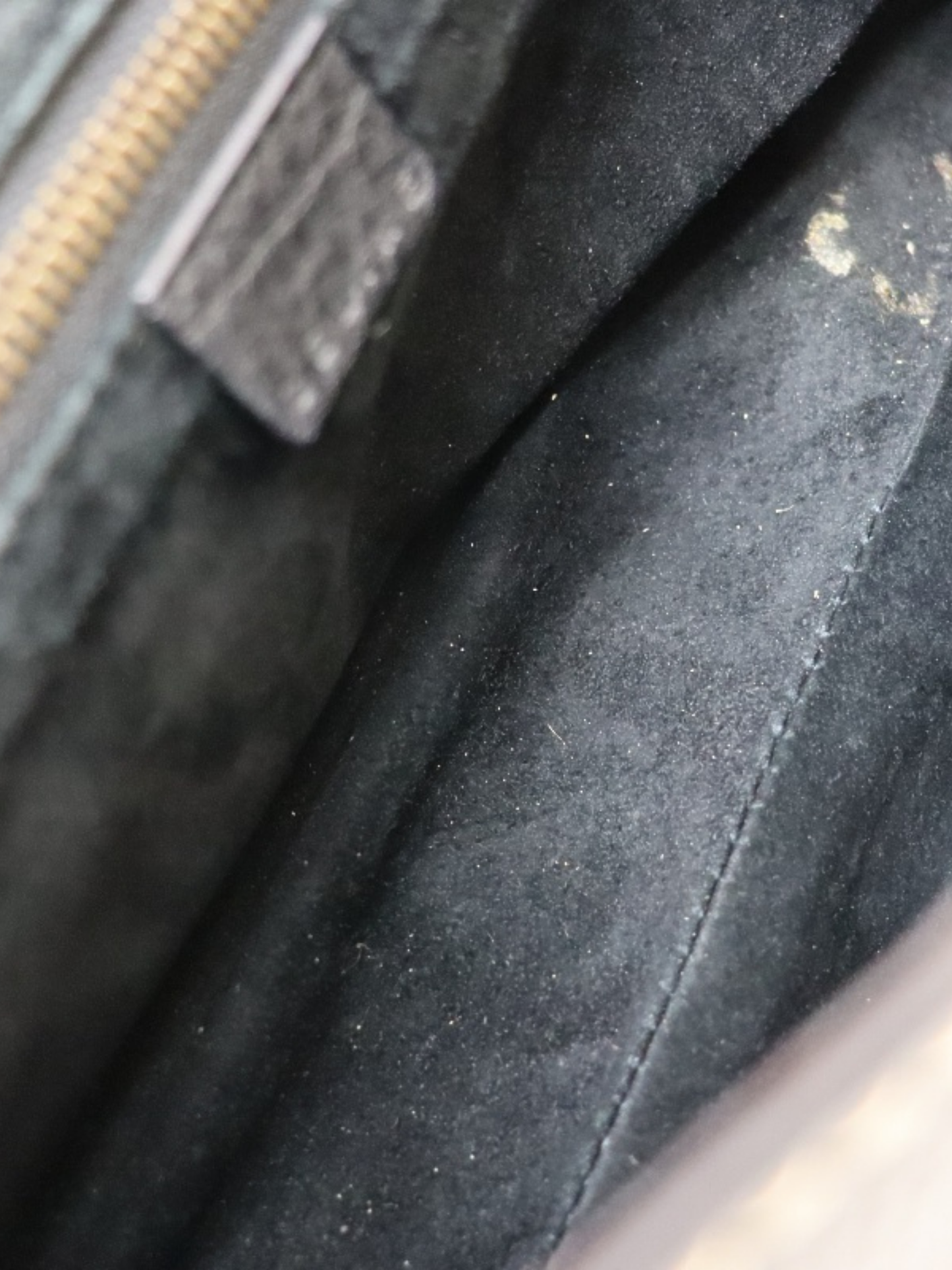 Celine 2000s Black Leather Logo Hardware One-Shoulder Bag