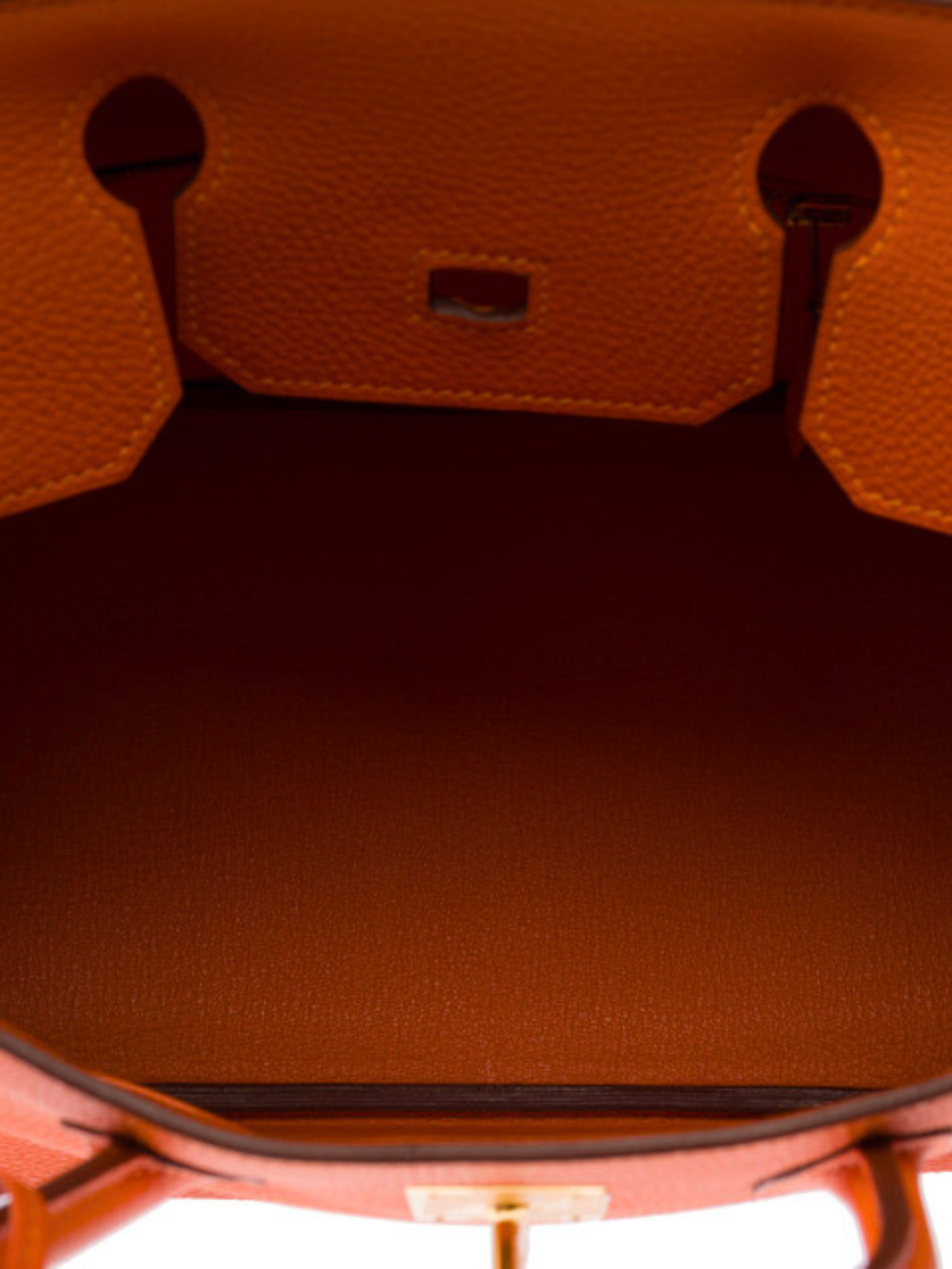 Hermès 2010s Orange Togo Birkin 30 Bag