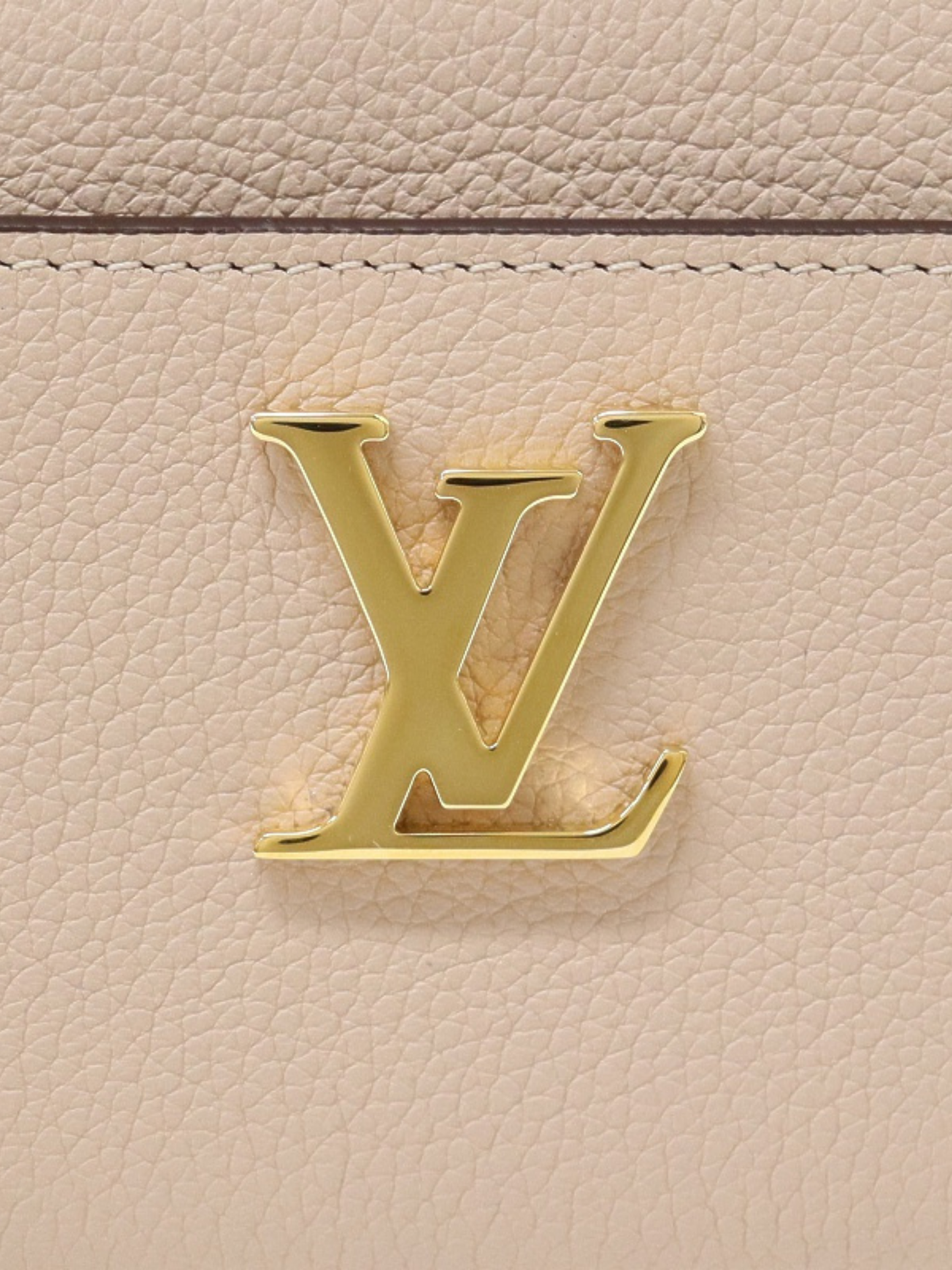 Louis Vuitton 2020s Pink Gray Leather Lockme Zippy Coin Purse