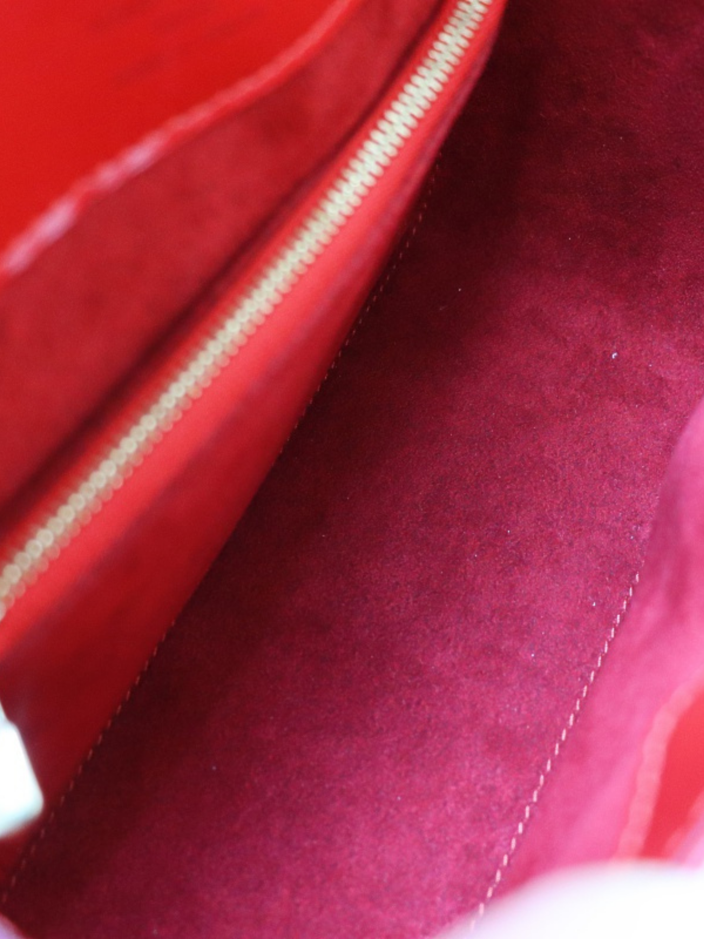 Louis Vuitton 1999 Castilian Red Epi Leather Buci Bag