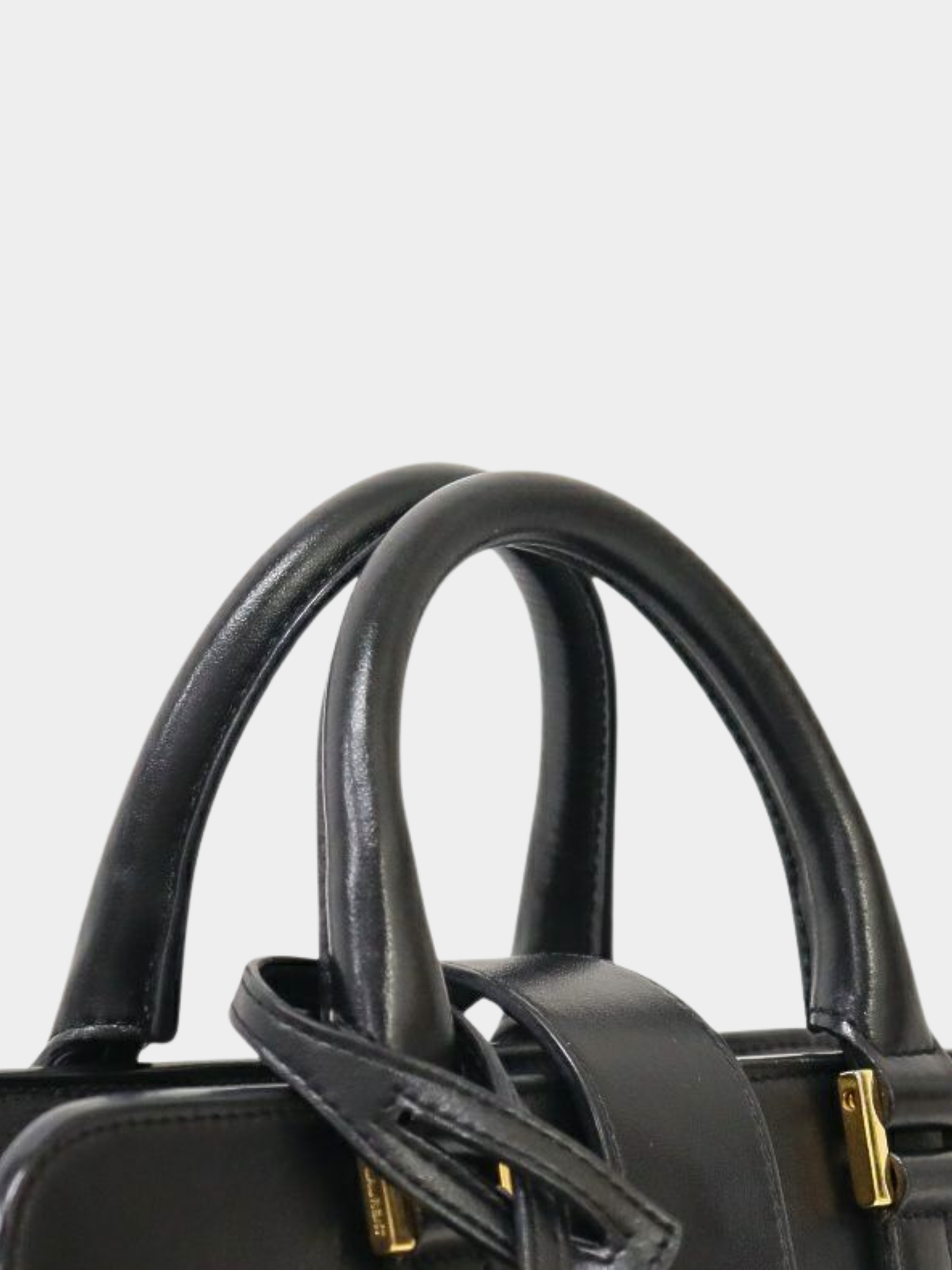 Yves Saint Laurent 2010s Black Baby Cabas Bag