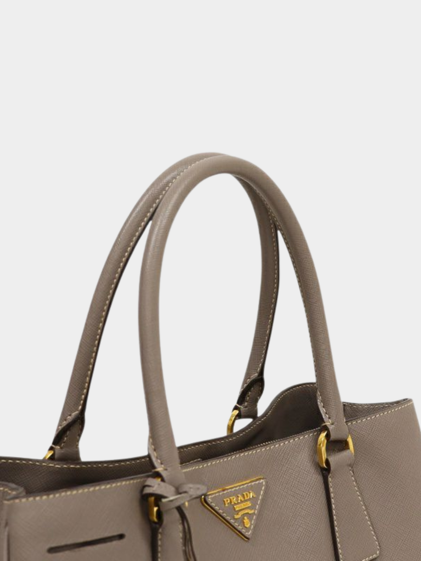 Prada 2010s Grey Galleria Saffiano Handbag