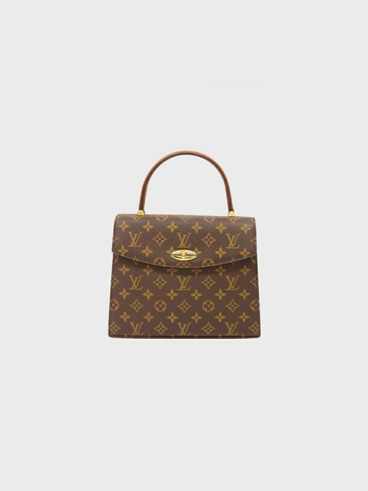 Louis Vuitton 1990s Brown Monogram PVC Leather Marzelube Bag