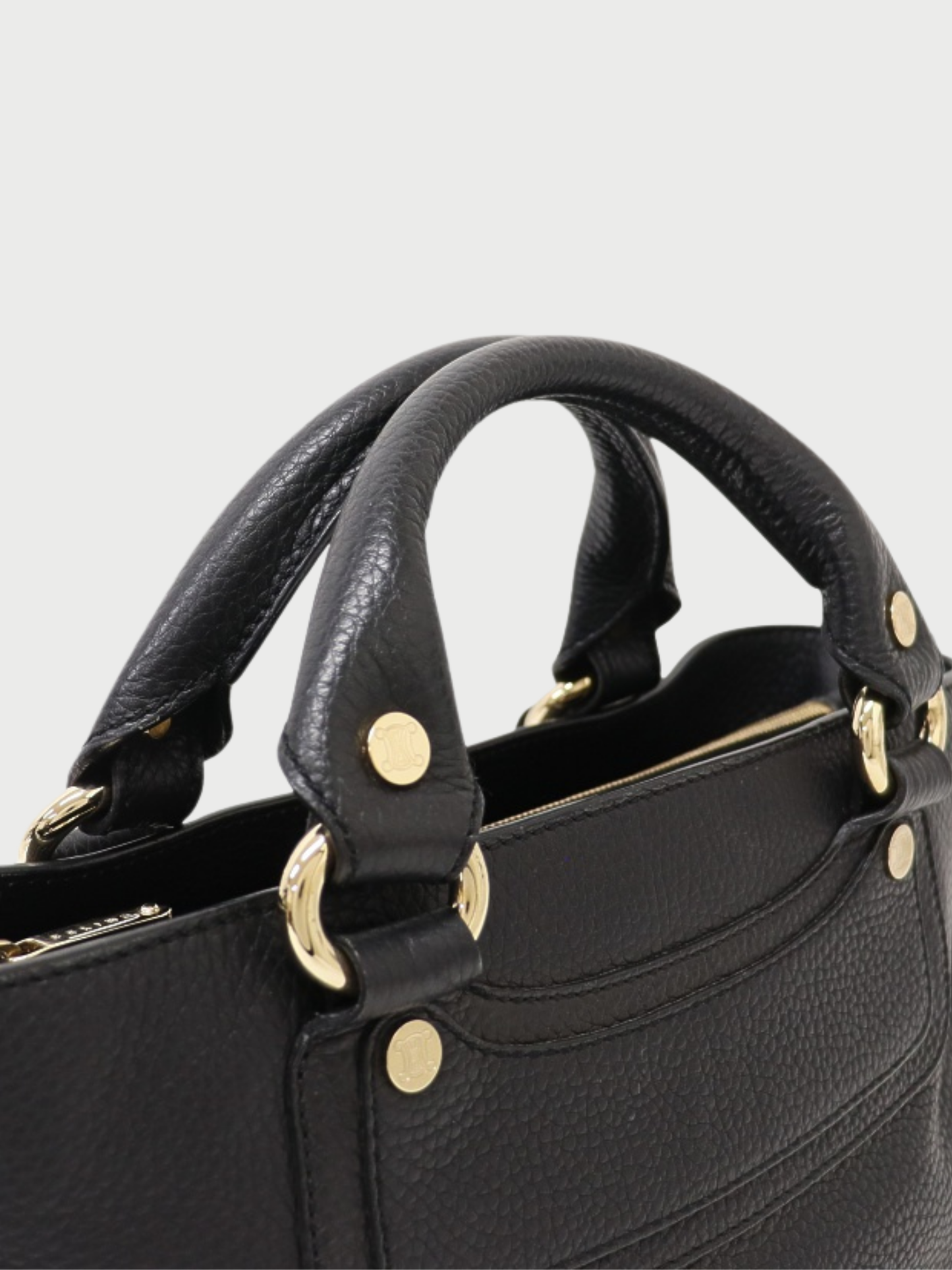 Celine 2000s Black Leather Boogie Bag