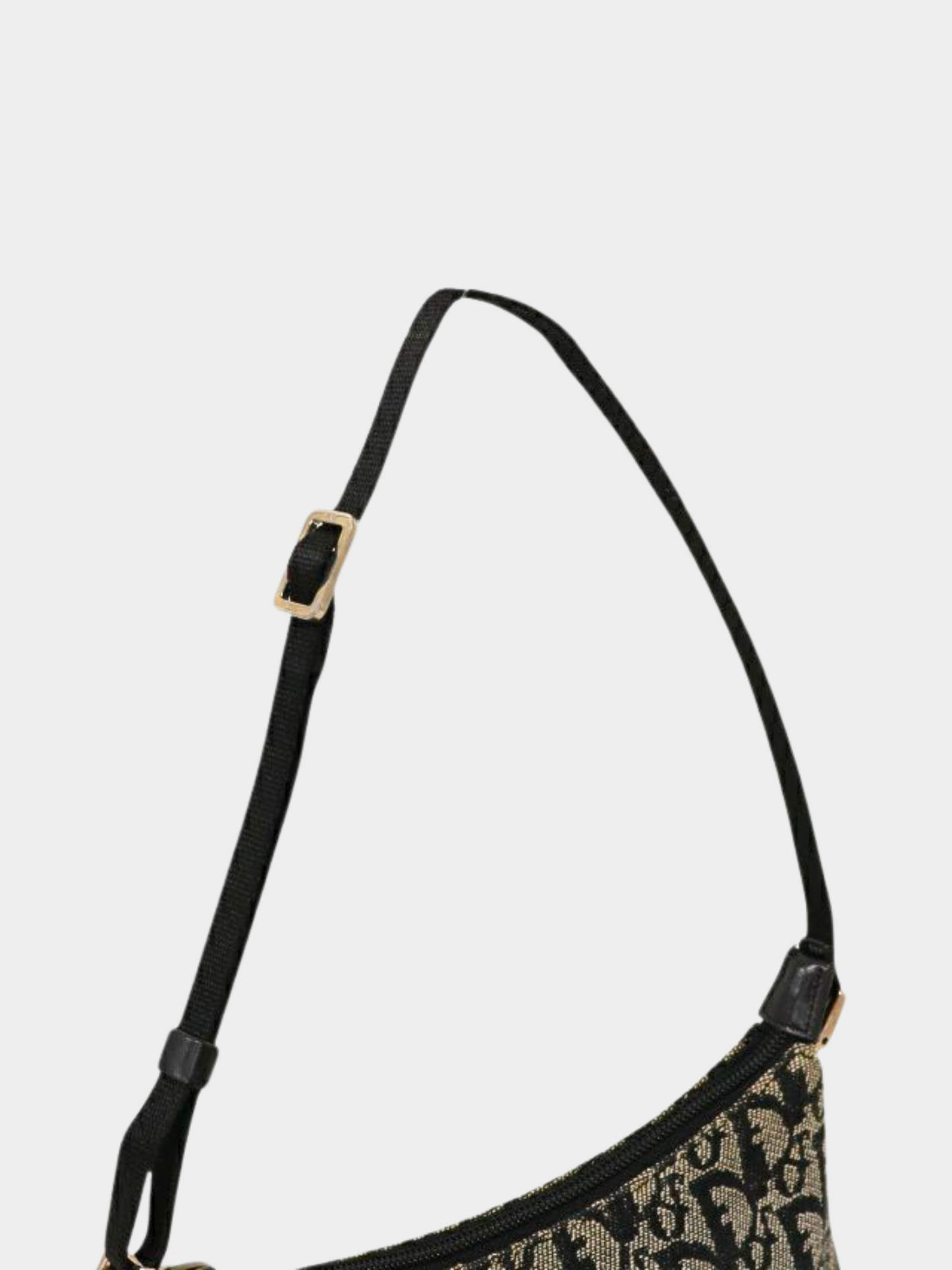 Christian Dior 2000s Navy Trotter Shoulder Bag