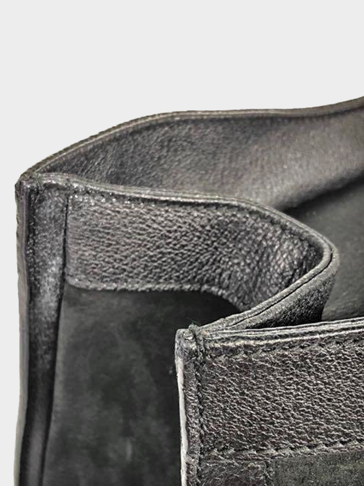 Gucci 2010s Black Leather and Suede Diana Bamboo Tote Bag