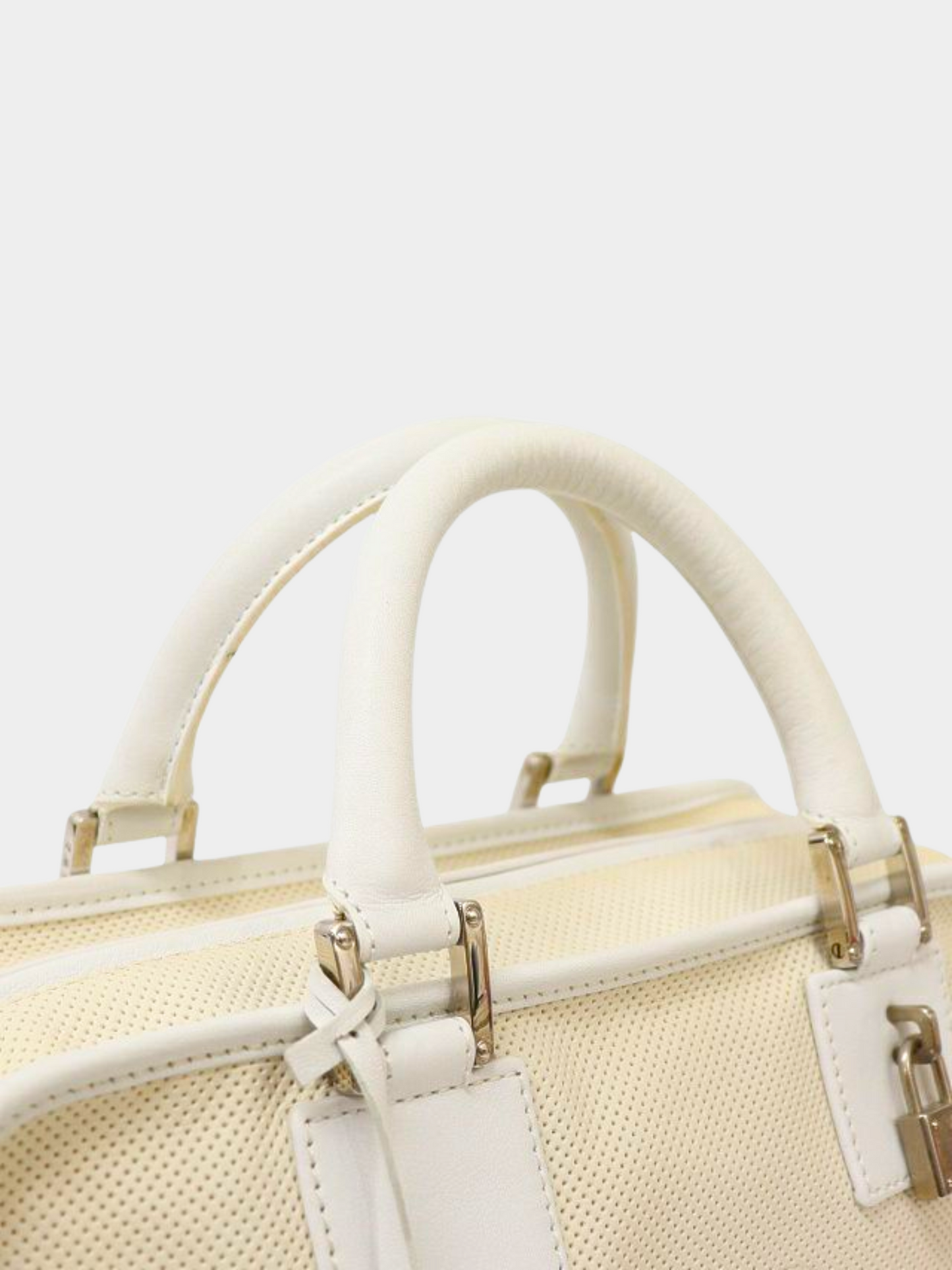 Loewe 2010s White Amazona 28 Bag