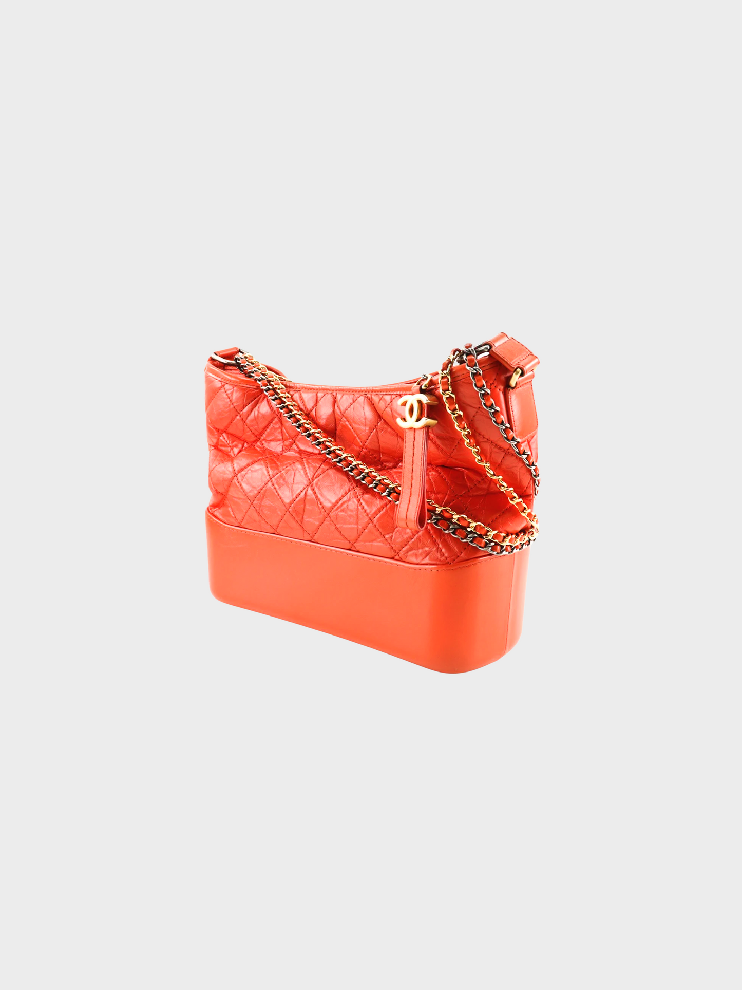 Chanel 2019 Red Gabrielle Hobo Shoulder Bag