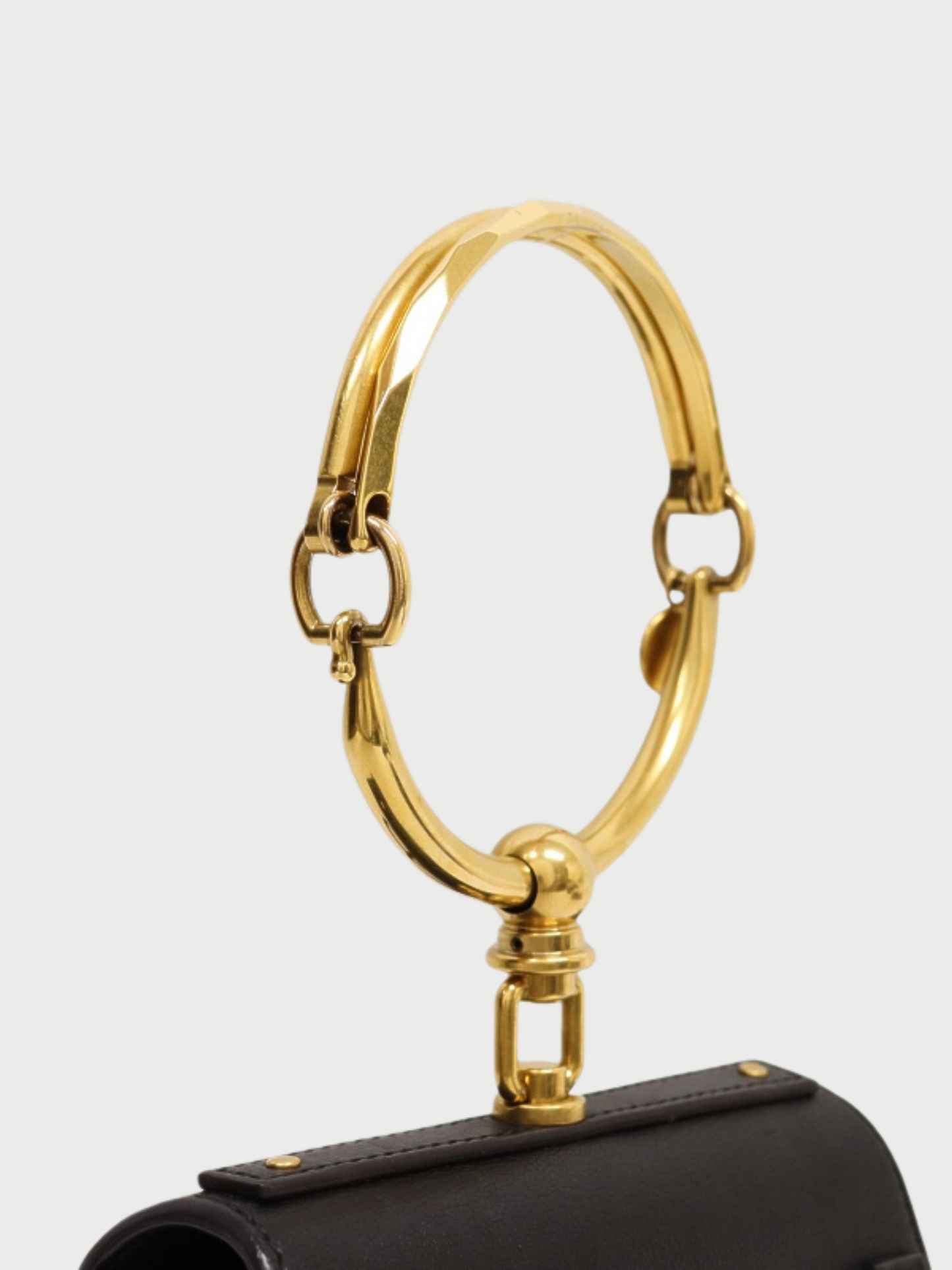 Chloé 2010s Black Leather Nile 2Way Bag