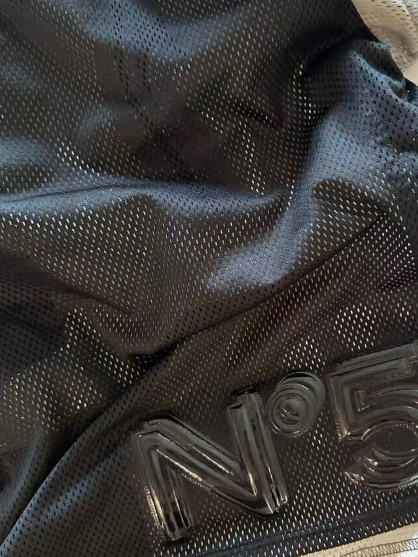 Chanel 2000s Monochrome Mesh Sport Top