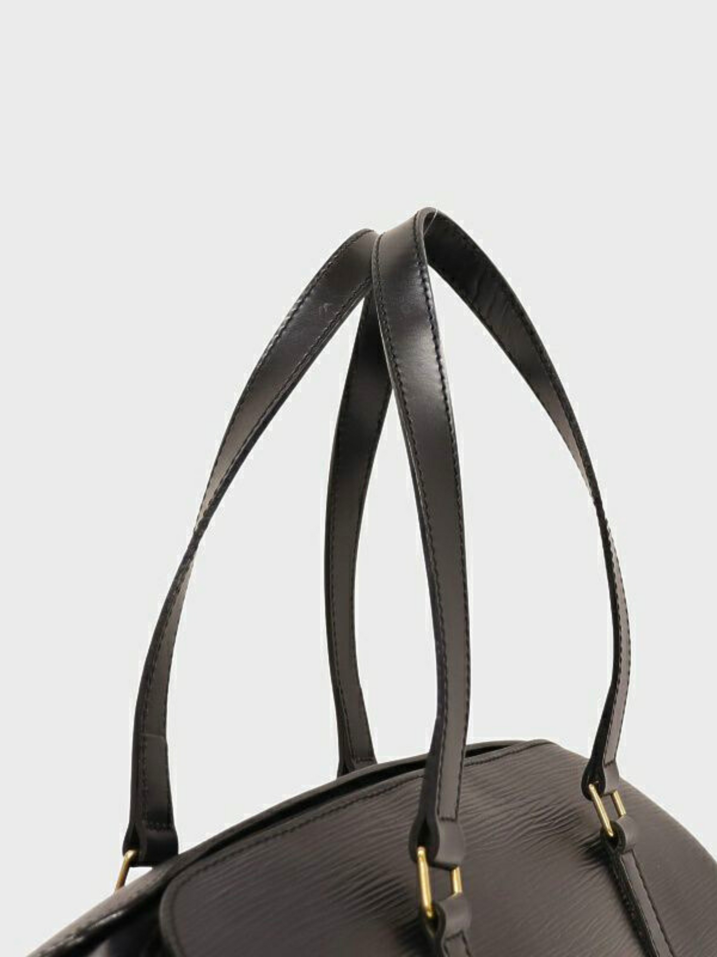 Louis Vuitton 2010s Black Epi Soufflot Bag