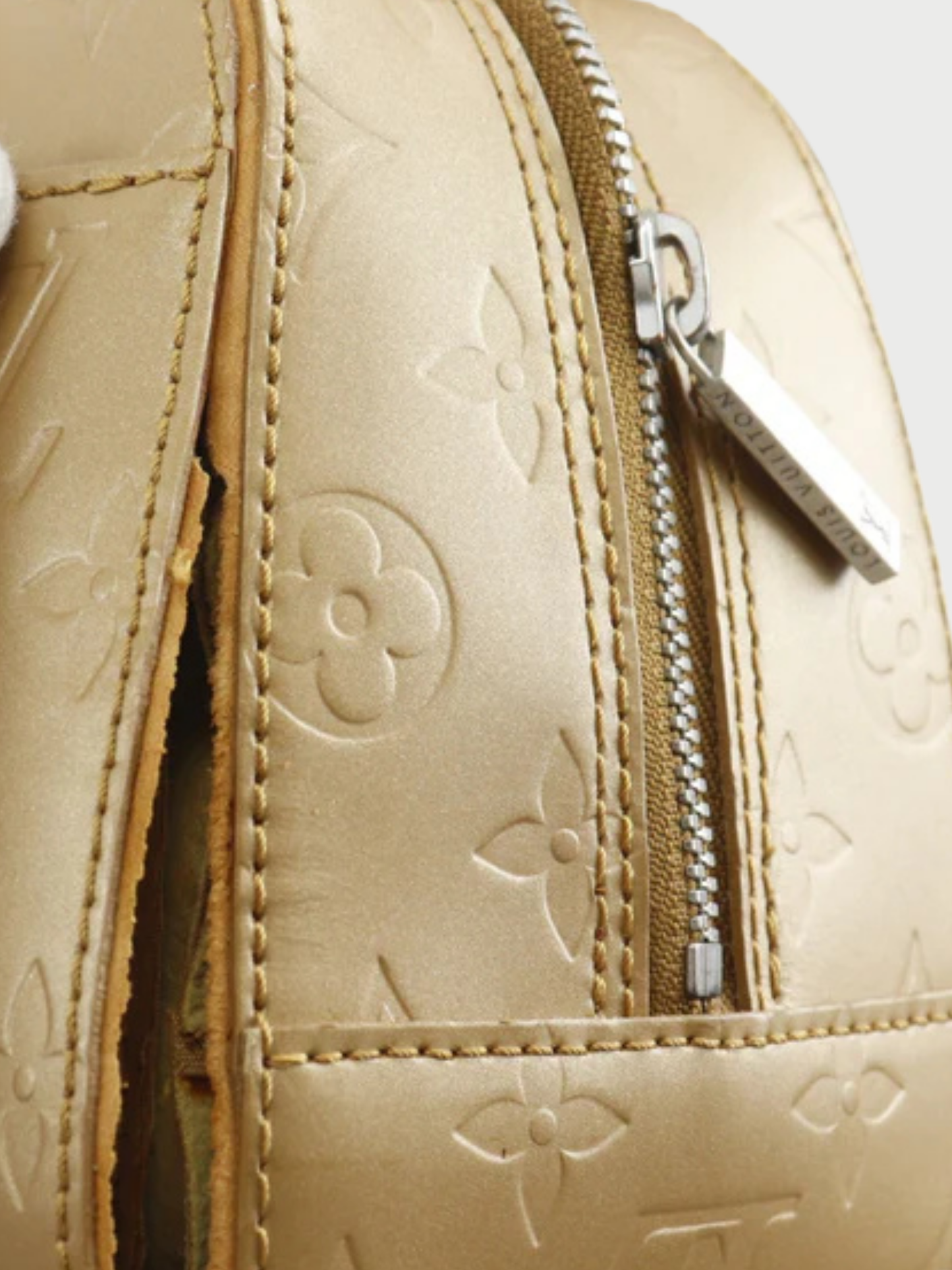 Louis Vuitton 2003 Ambre Gold Monogram Mat Shelton Handbag