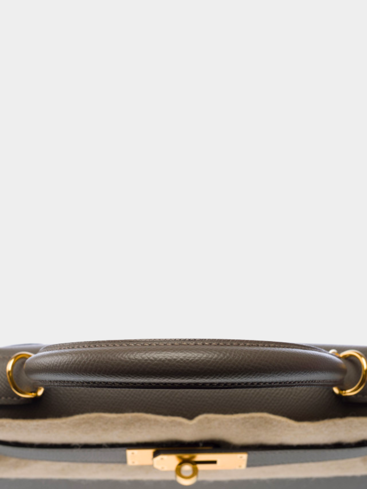 Hermès 2022 Grey Epsom Kelly 28 Sellier Bag