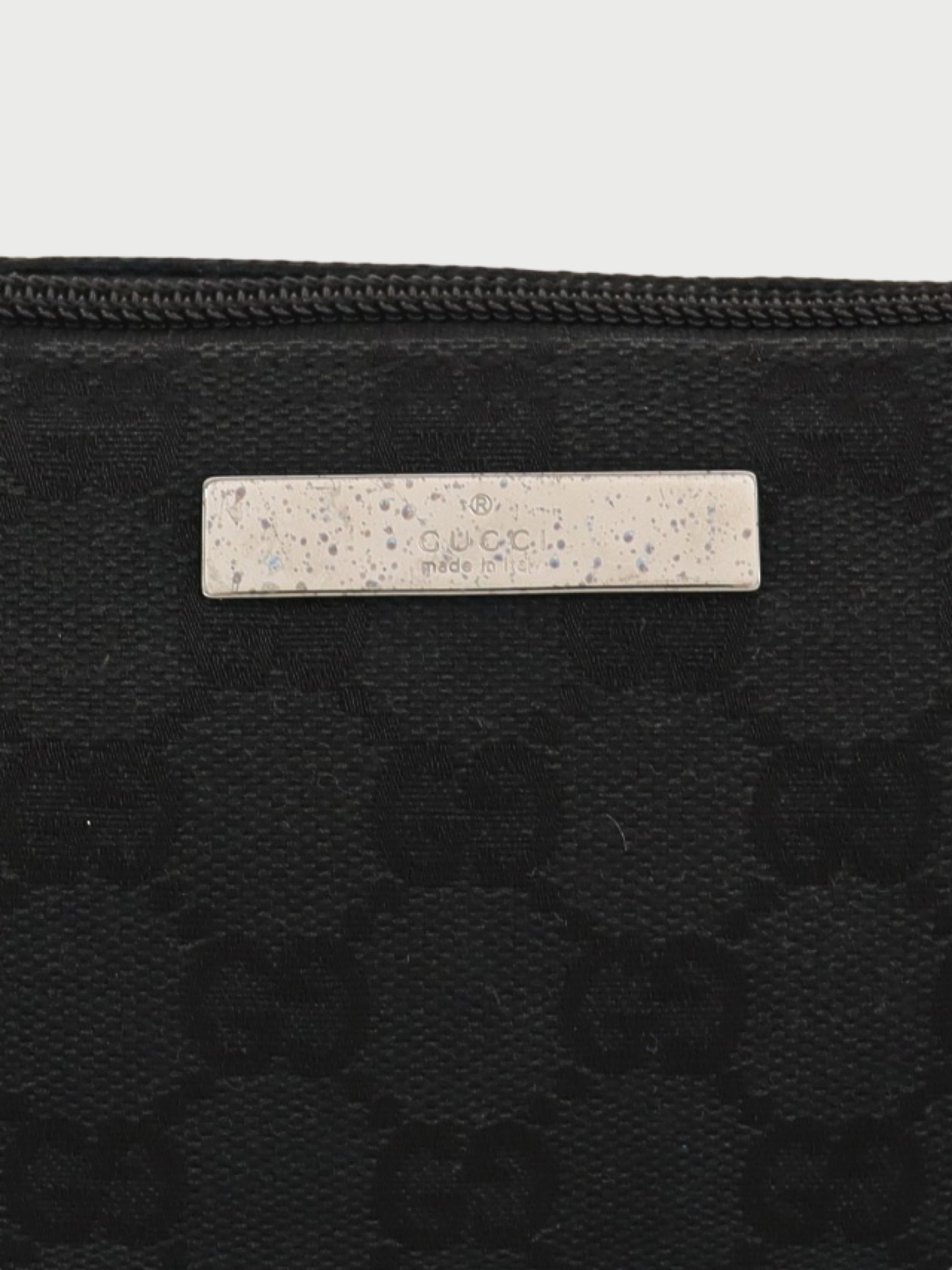 Gucci 2000s Black GG Canvas Mini Handbag