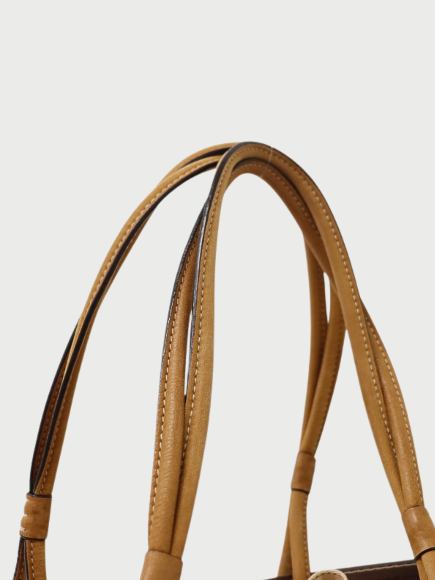 Loewe 2000s Brown PVC Leather Anagram Clear Tote Bag