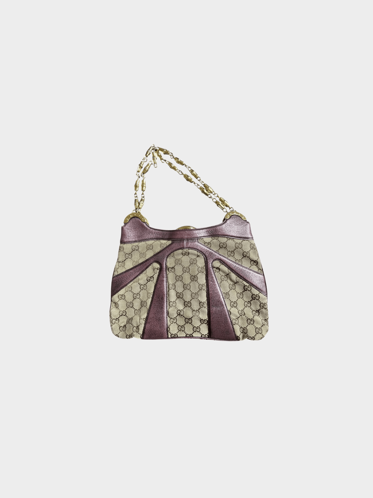 Gucci by Tom Ford FW 2004 Monogram Bamboo Chain Bag