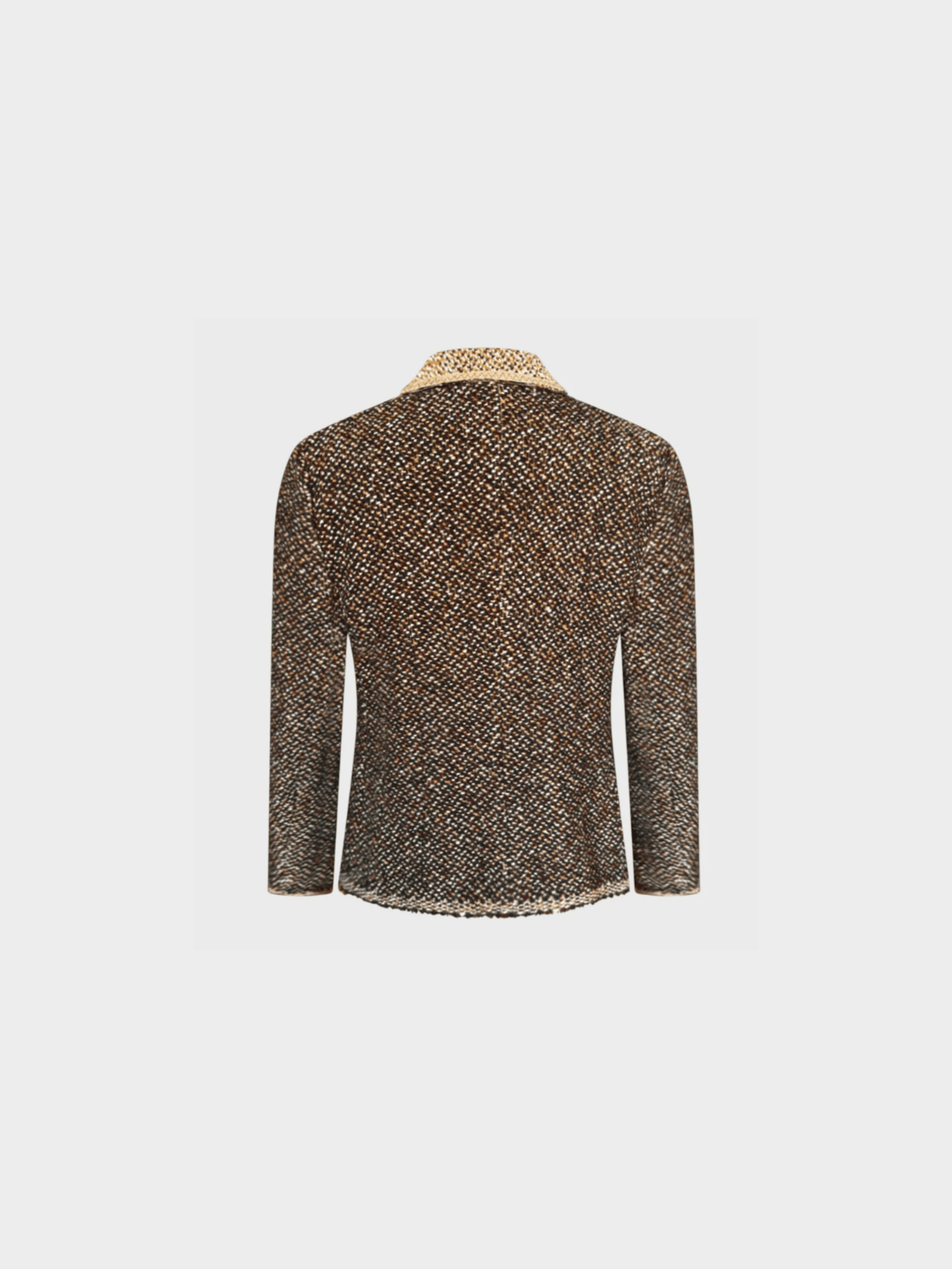 Prada FW 2000 by Miuccia Prada Brown Tweed Jacket