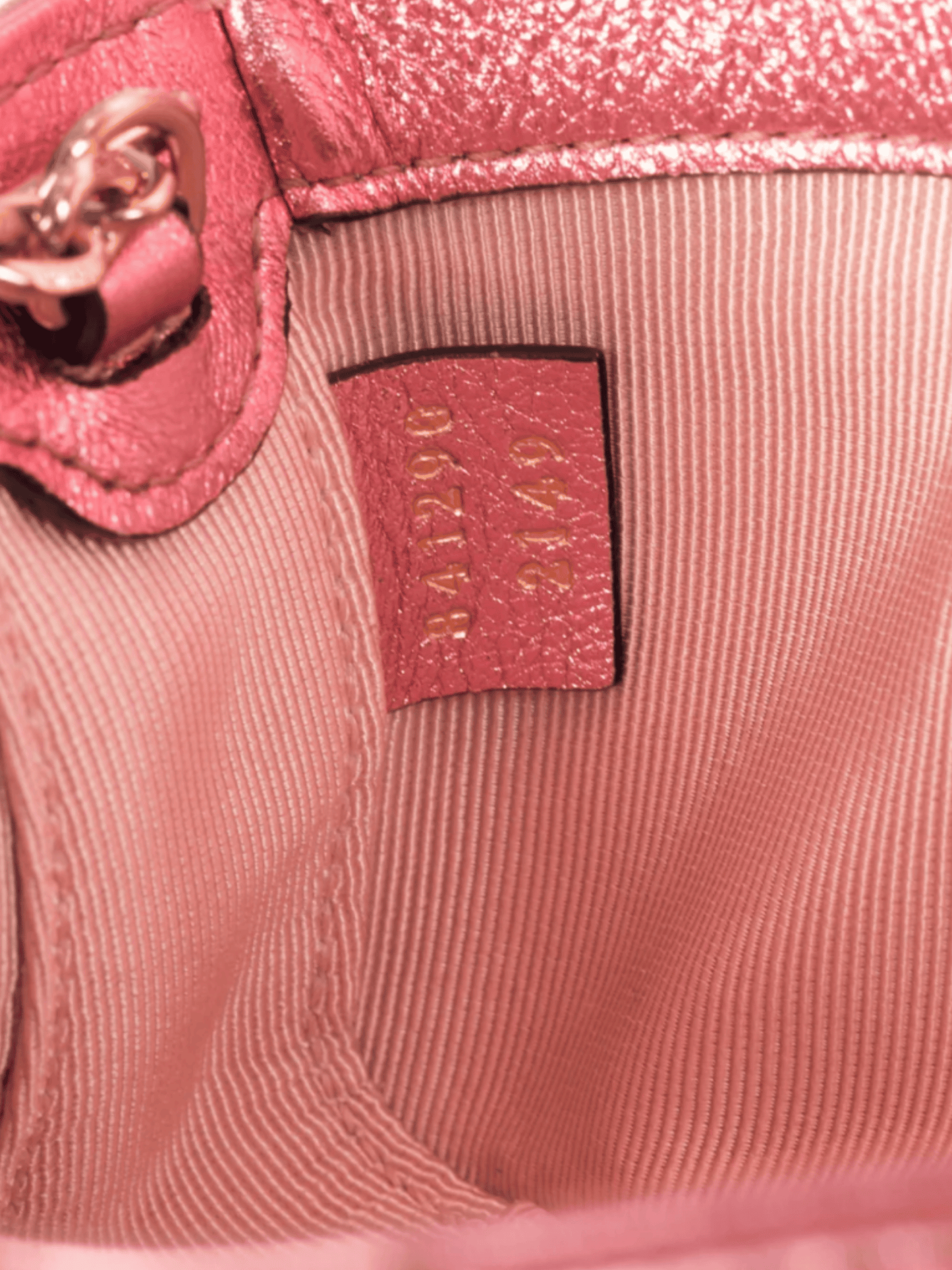 Gucci 2010s GG Marmont Bright Pink Lame Matelassé Chevron Mini Shoulder Bag