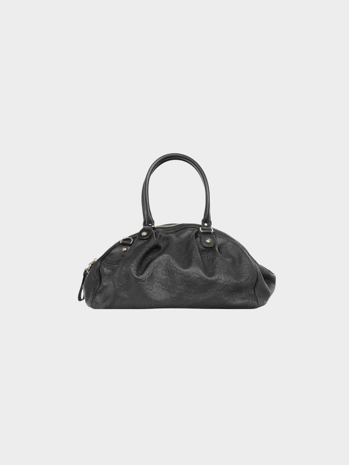 Gucci 2011 Sukey Black Guccissima Leather Boston Bag